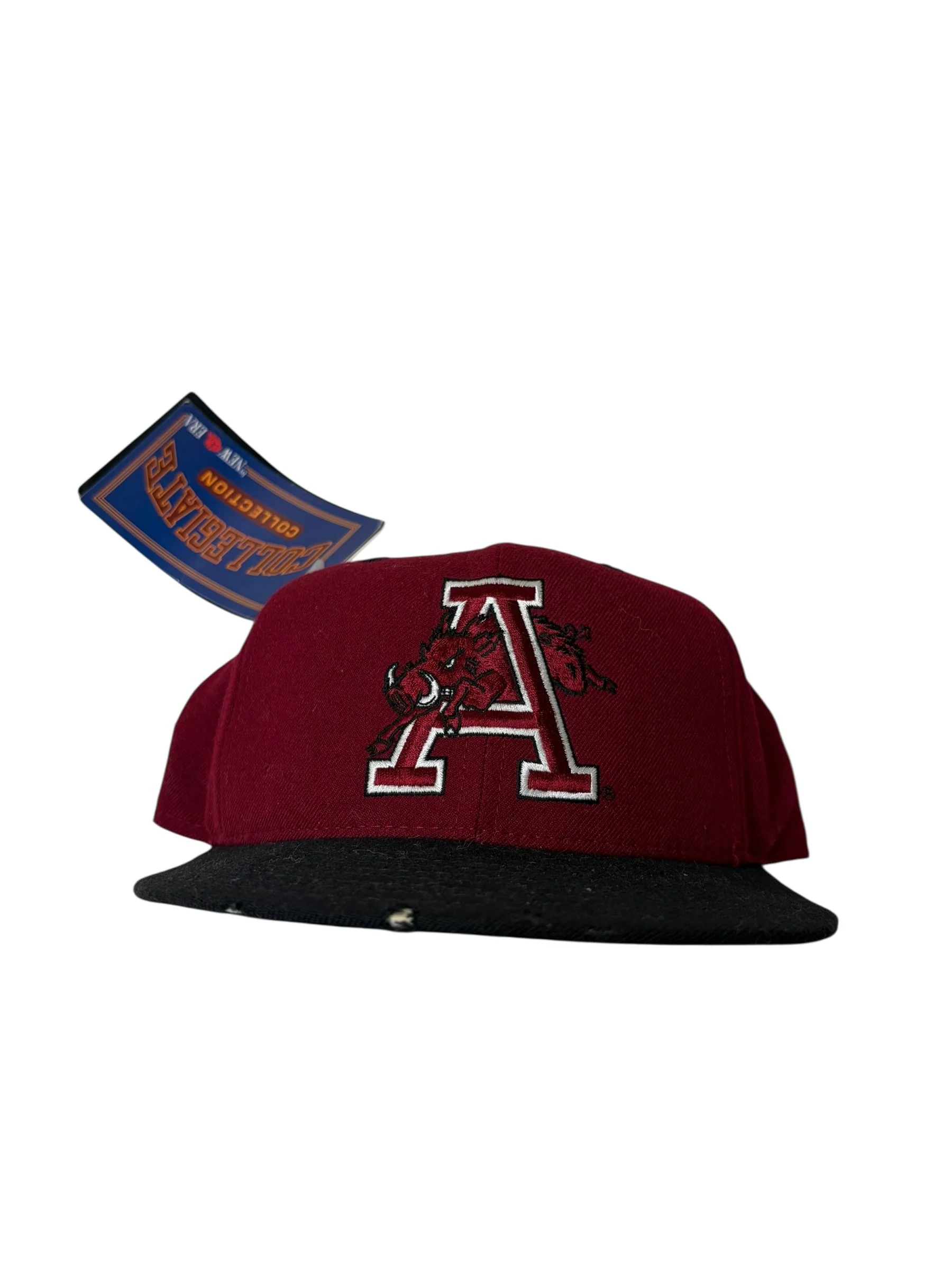 90s Arkansas Razorbacks fitted hat  1/8