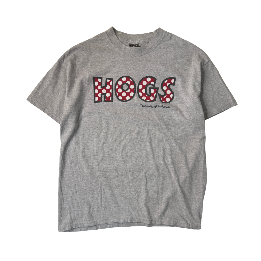 00s Arkansas Razorbacks Polka Dot tee