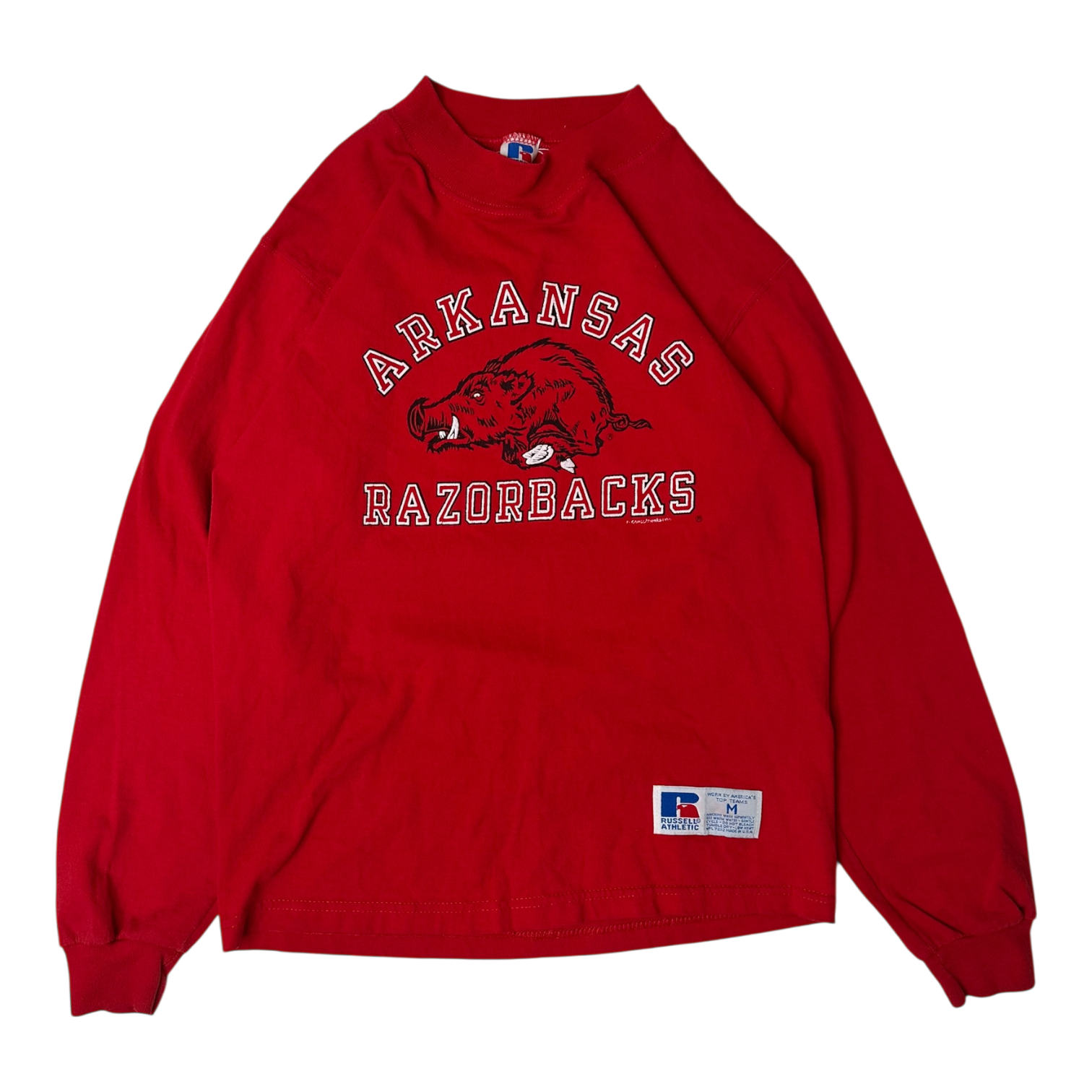 90s Arkansas Razorbacks Russell Athletic long sleeve (XS/S)