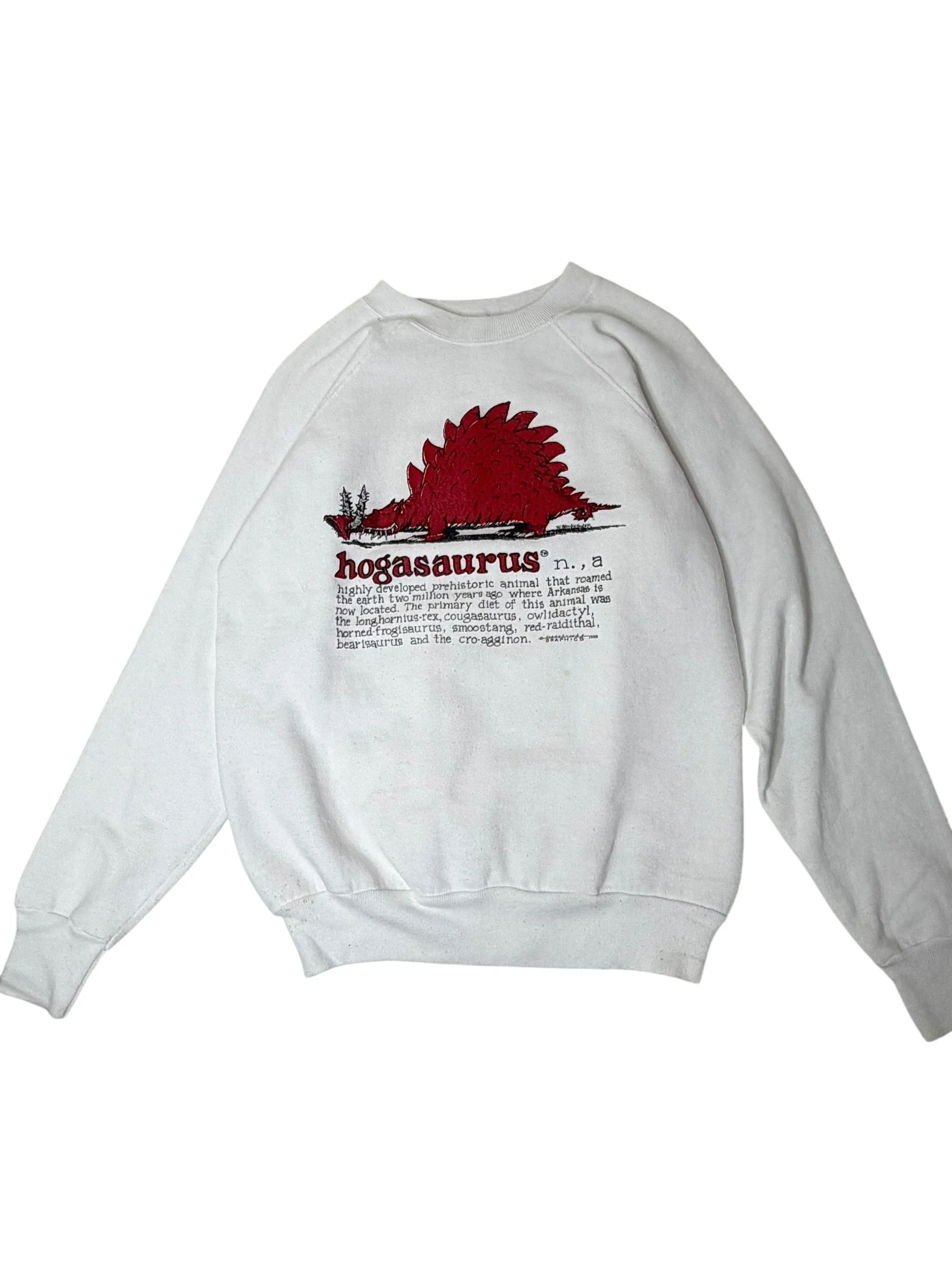 80S Arkansas Hogasaurus crewneck (XL)