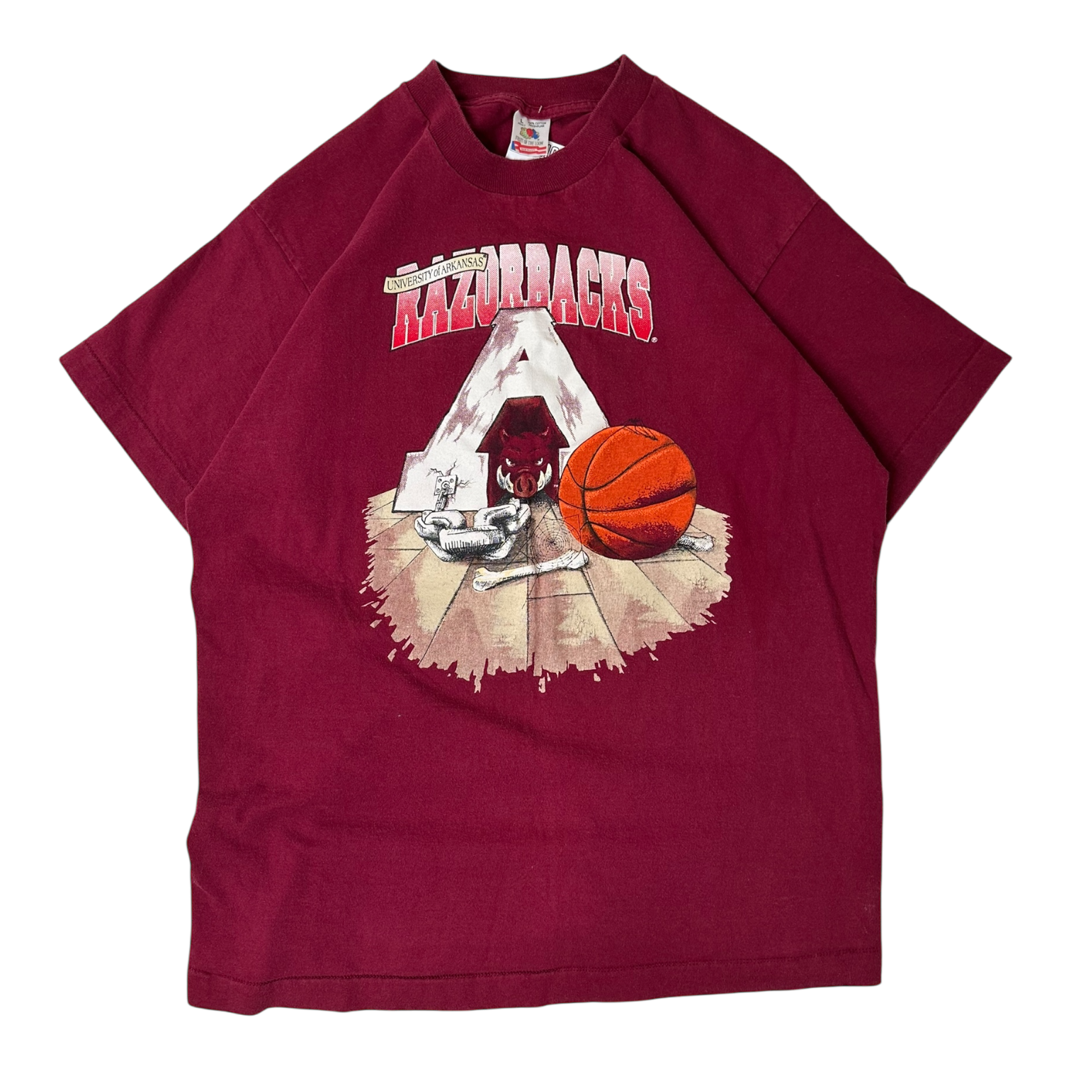 90s Arkansas Razorbacks tee (L)