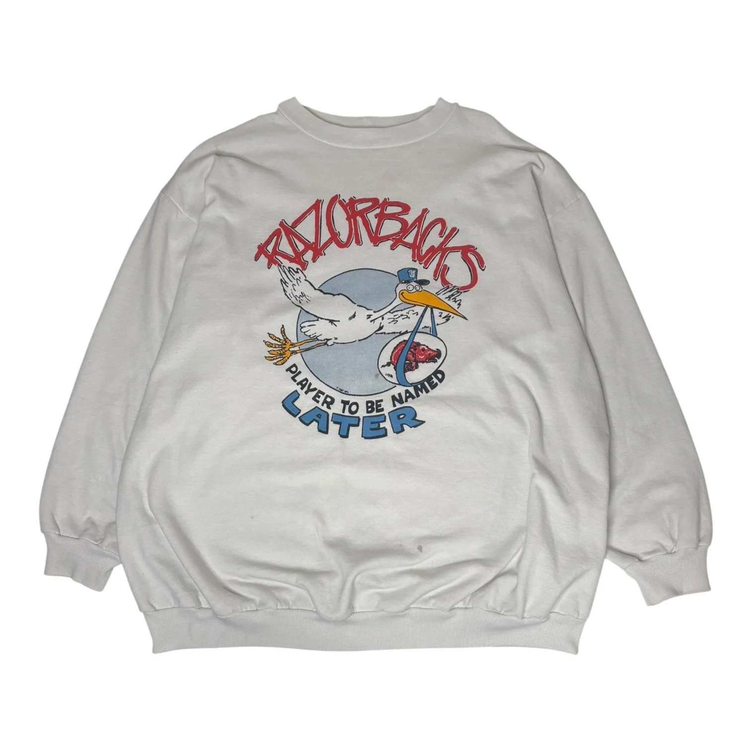 80s Arkansas Razorbacks Future Razorback Crewneck (XL)