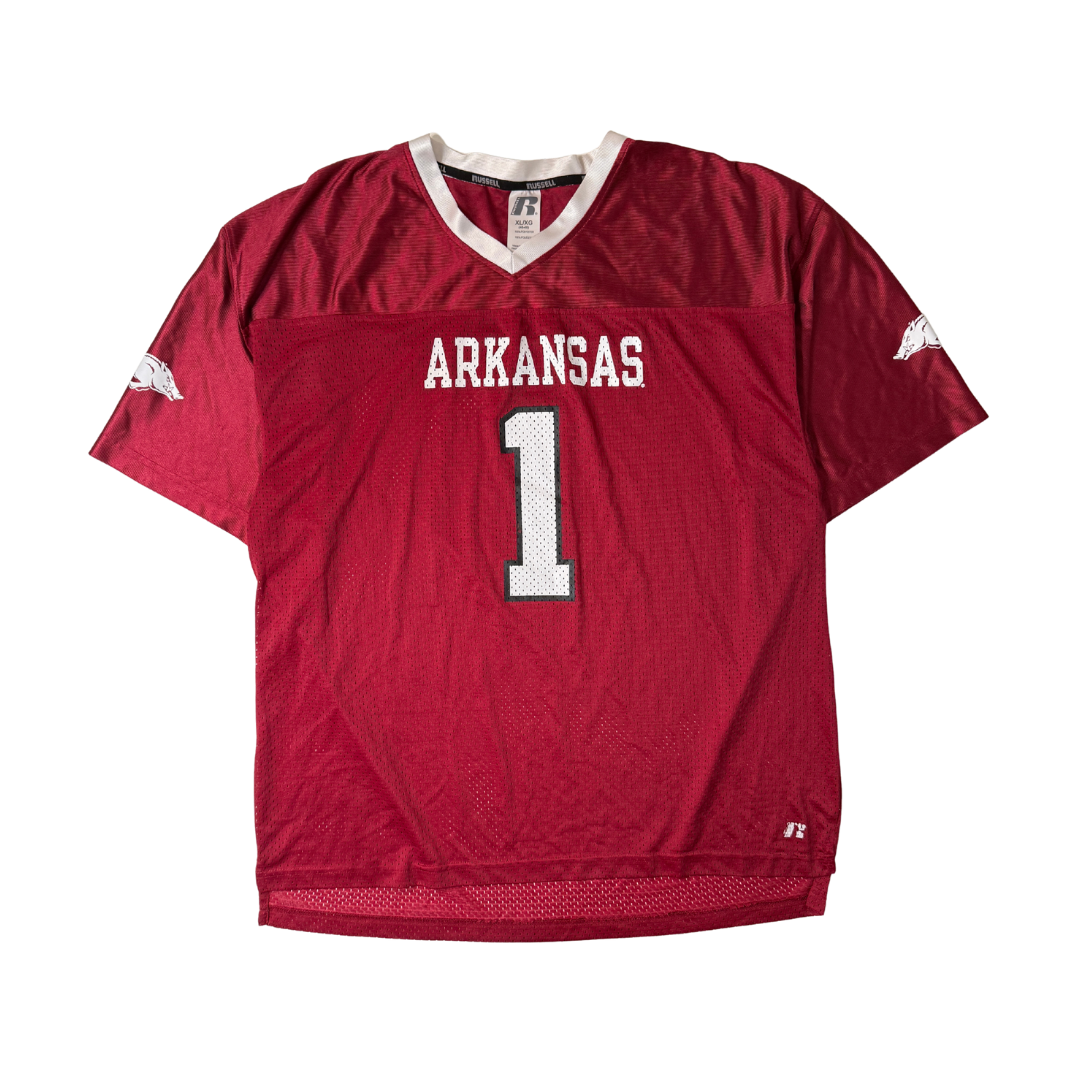 00s Arkansas Razorbacks Number One jersey