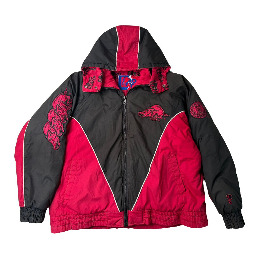 90s Arkansas Razorback Pro Player jacket