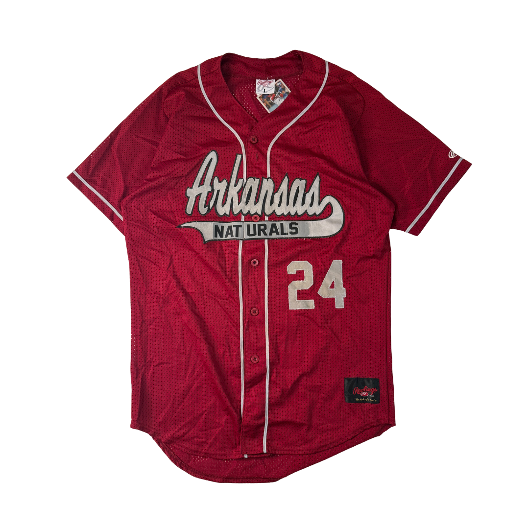 90s Arkansas Naturals #24 Baseball jersey