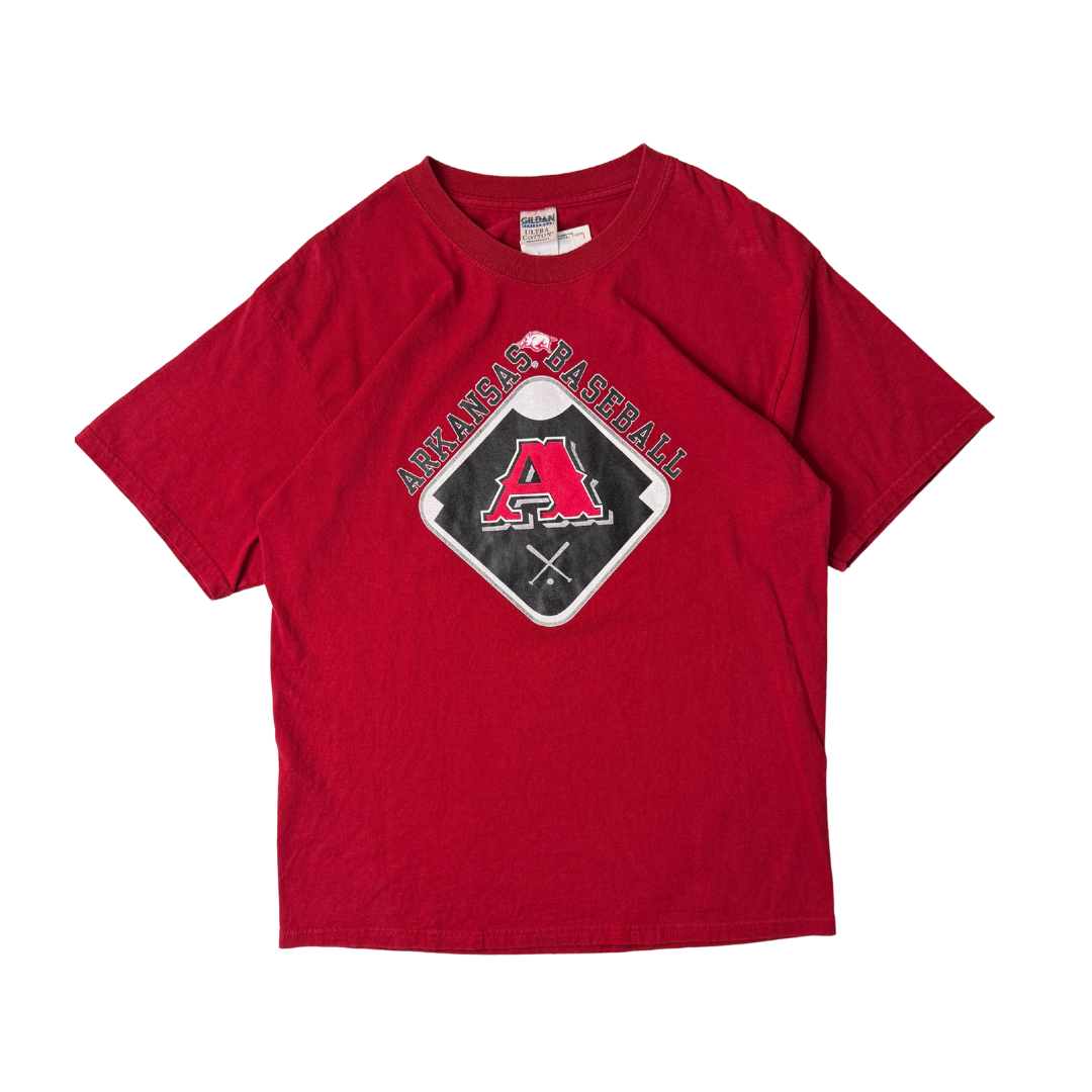 90s Arkansas Razorbacks Baseball tee