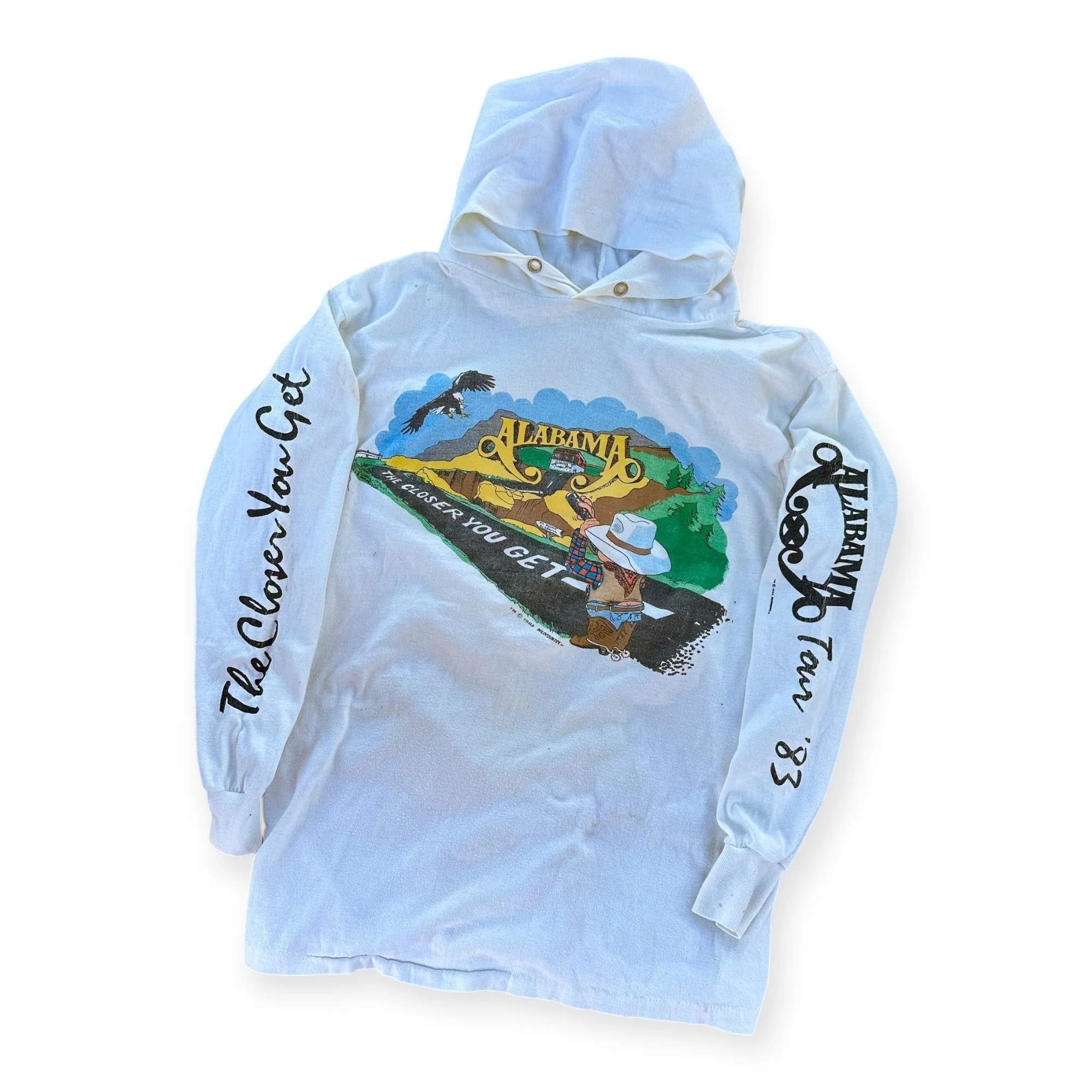 80s Alabama Hoodie (S/M)