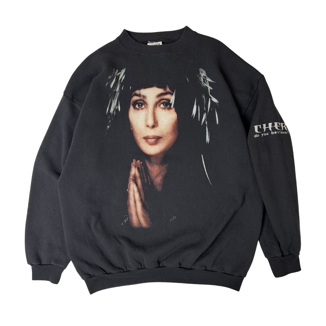 90s Cher baggy crewneck sweatshirt