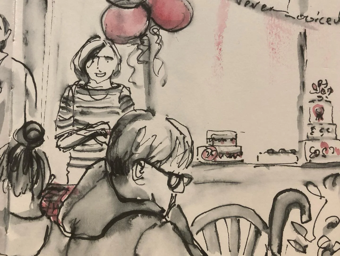 A bit of rapid sketching at our local Flower show @binfield.heath.flower.show yesterday in between rain dodging and helping with Splat the Rat. Thanks to Mary Berry and @jerryfayehall braving the downpours lots of people came and had fun. 

#sketchin