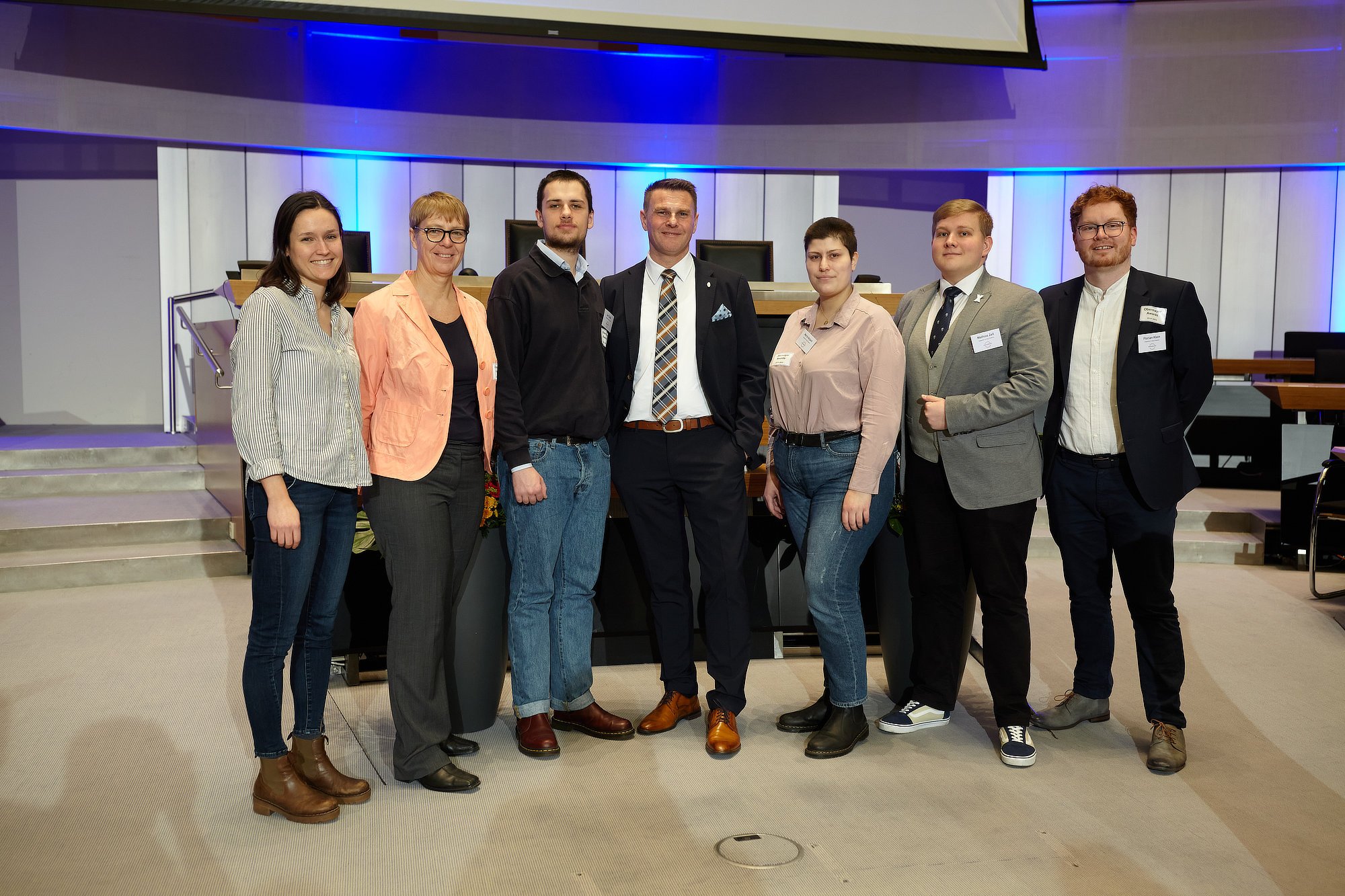 Jörg Friedrich and supporters