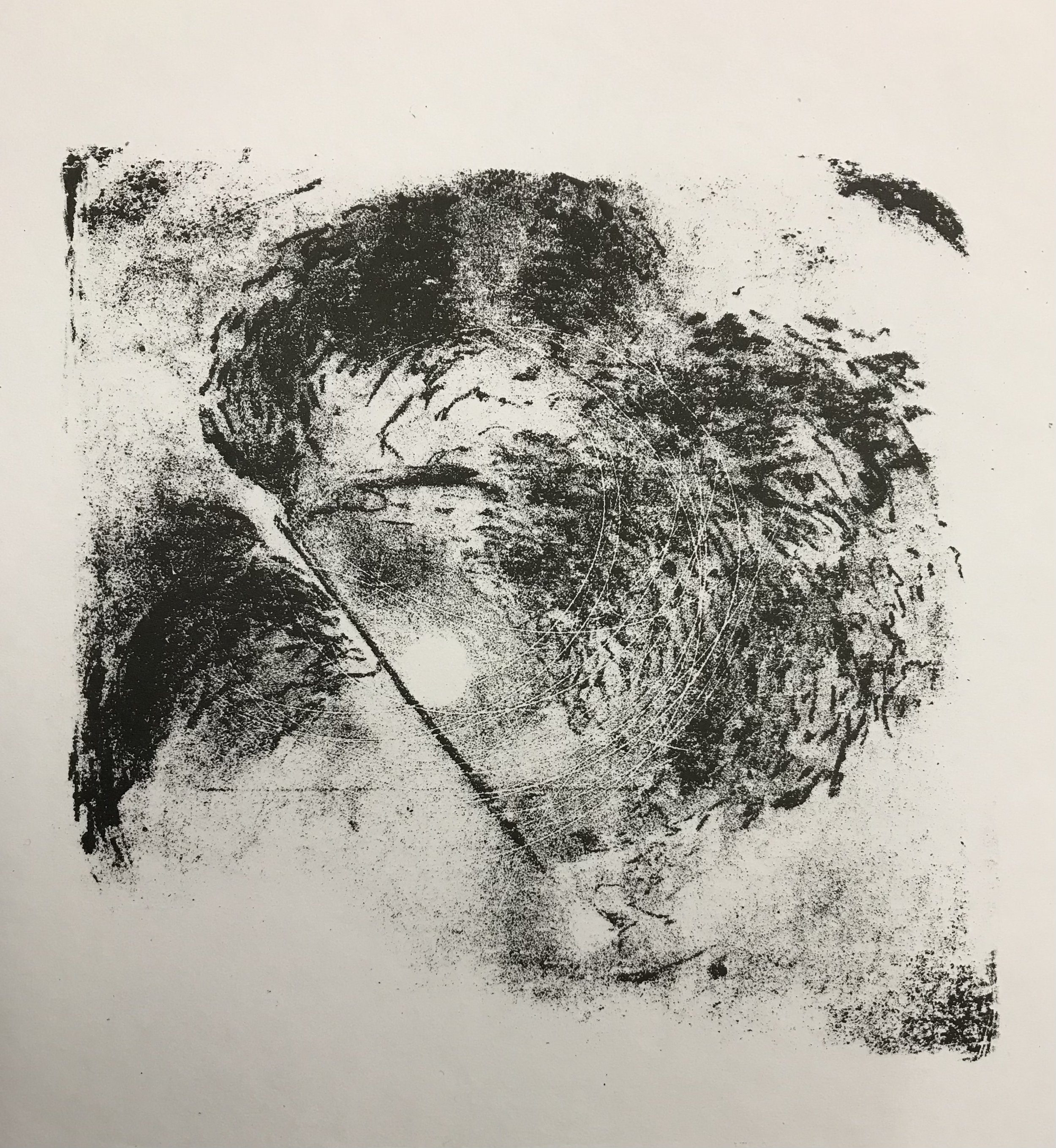 Untitled, lithograph, 17 x 17cm