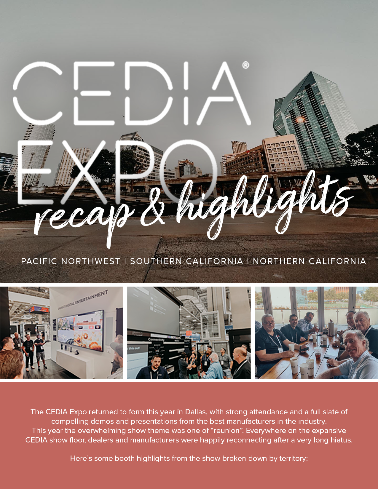 CEDIA RECAP (Northern California) — Oliver Marketing