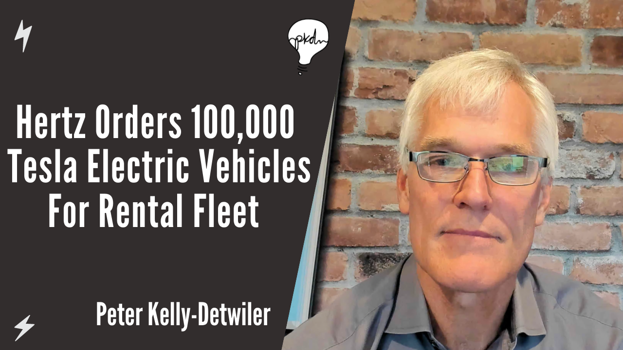 Hertz Orders 100,000 Tesla Electric Vehicles For Rental Fleet
