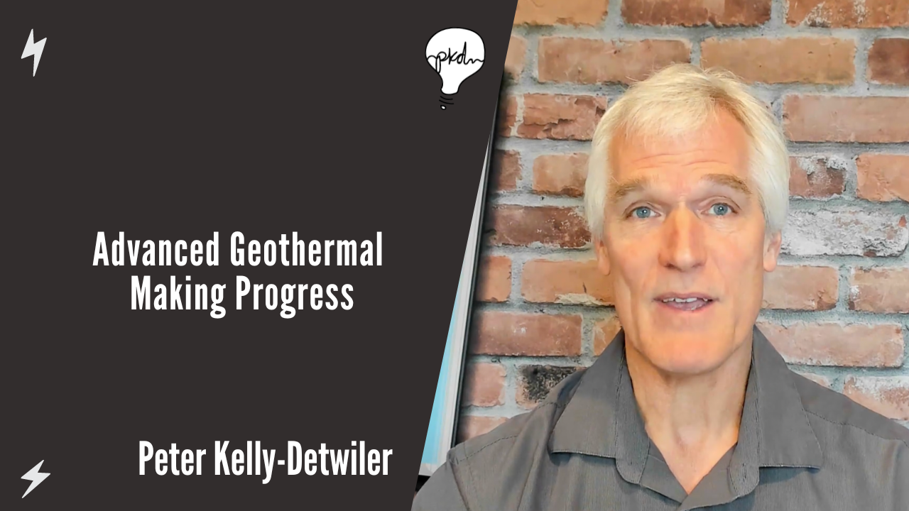 Advanced Geothermal Making Progress