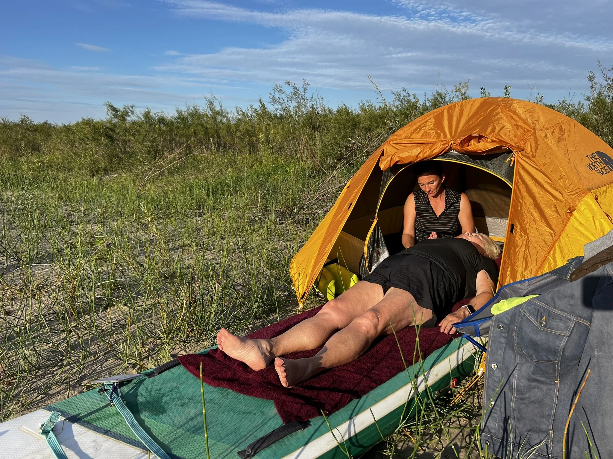 Stand-up Paddleboarding Saskatchewan, Massage