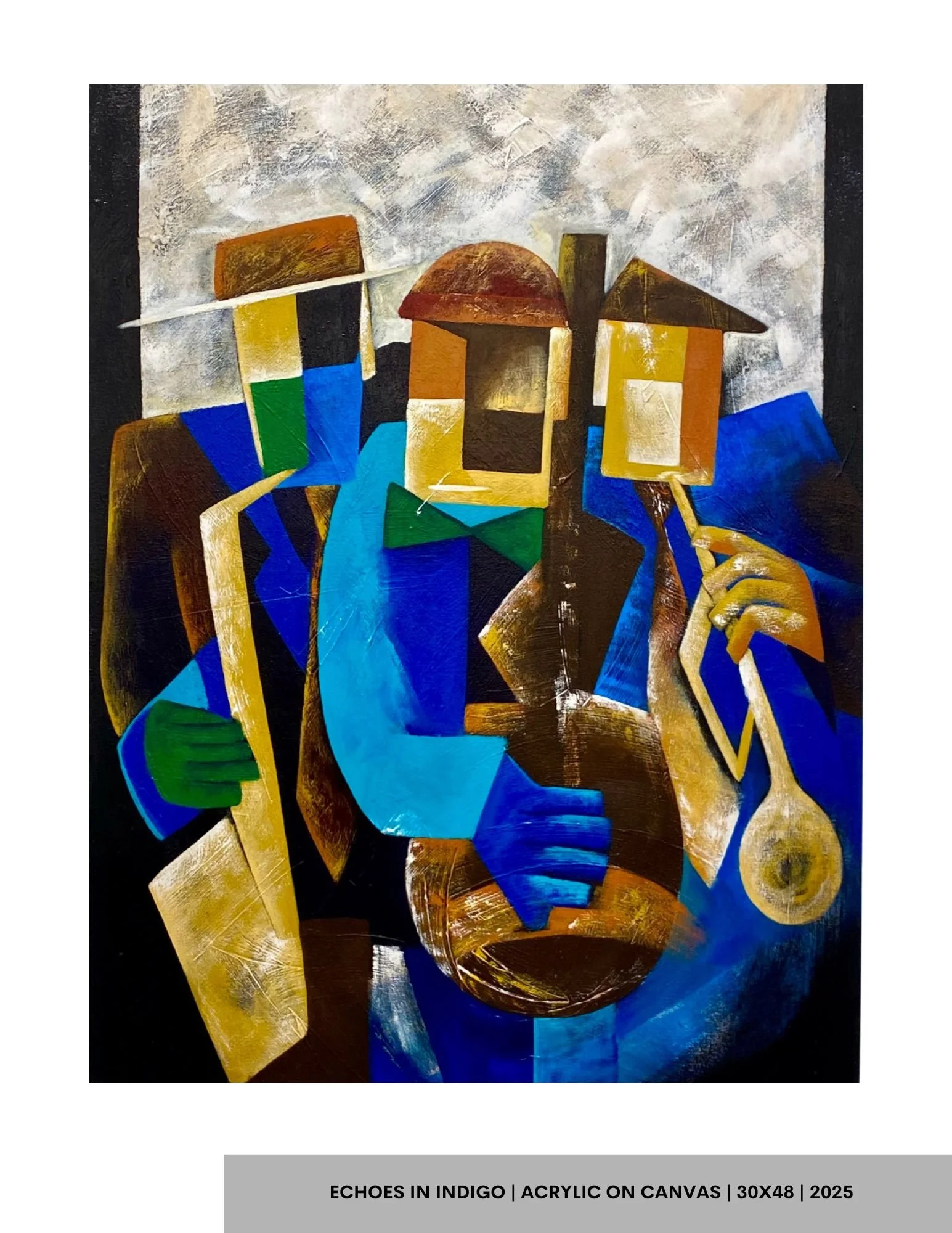 Echoes in Indigo by Monica Tookes