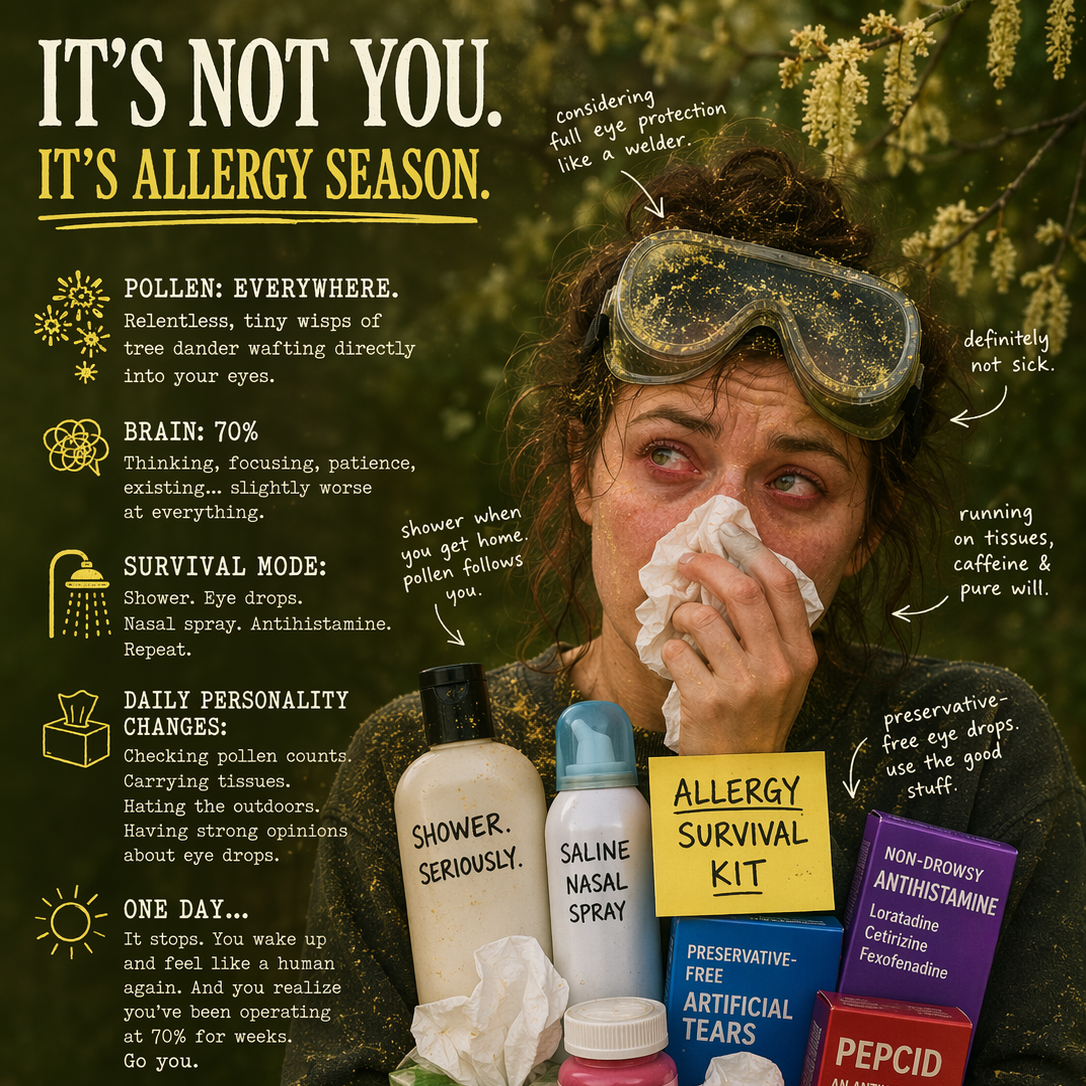It’s Not You, It’s Allergy Season