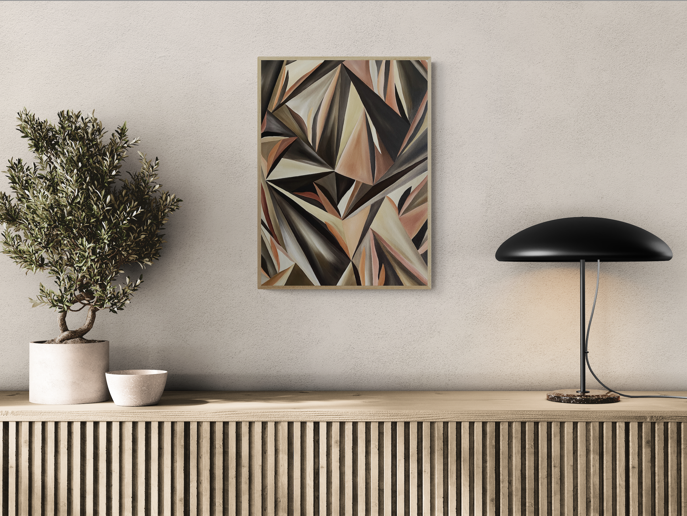 Geometric Illusion | Oil Painting