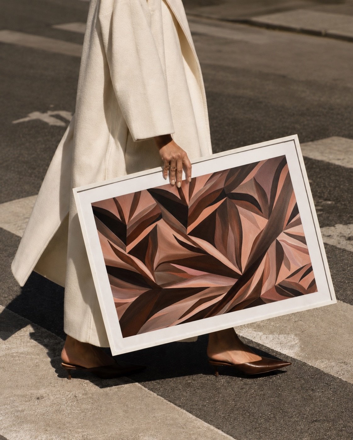 During 18 years in fashion, I started painting. Not as a retreat from the industry. As an extension of the same eye that had been trained across every level of it.

What I discovered was that the two practices speak the same language. Proportion. Bal