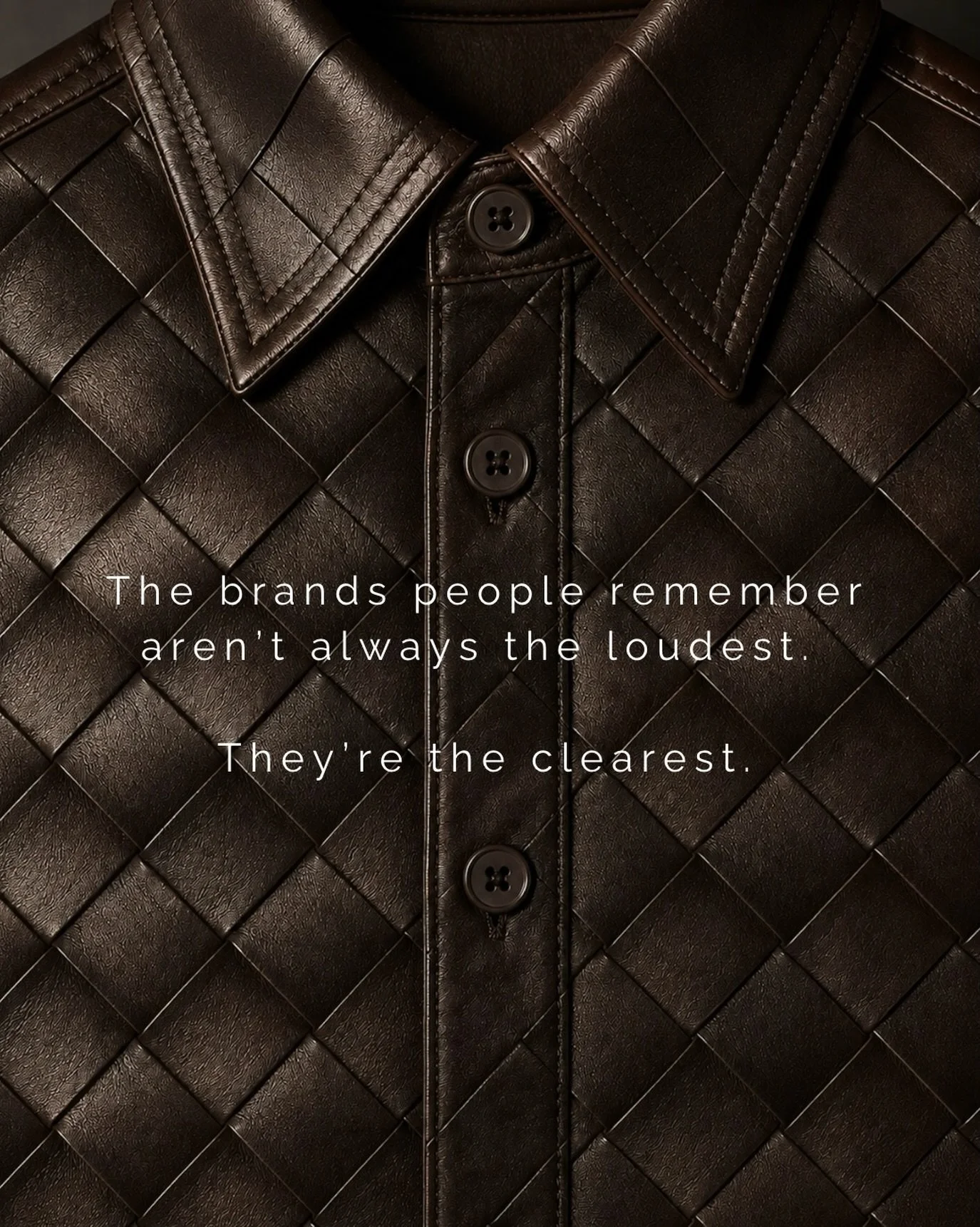 Clarity isn&rsquo;t quiet. It&rsquo;s the most powerful thing a brand can have.

When you know exactly who you are - visually, verbally, commercially - every decision gets easier. Every collaborator delivers. Every campaign feels right.

The brands t