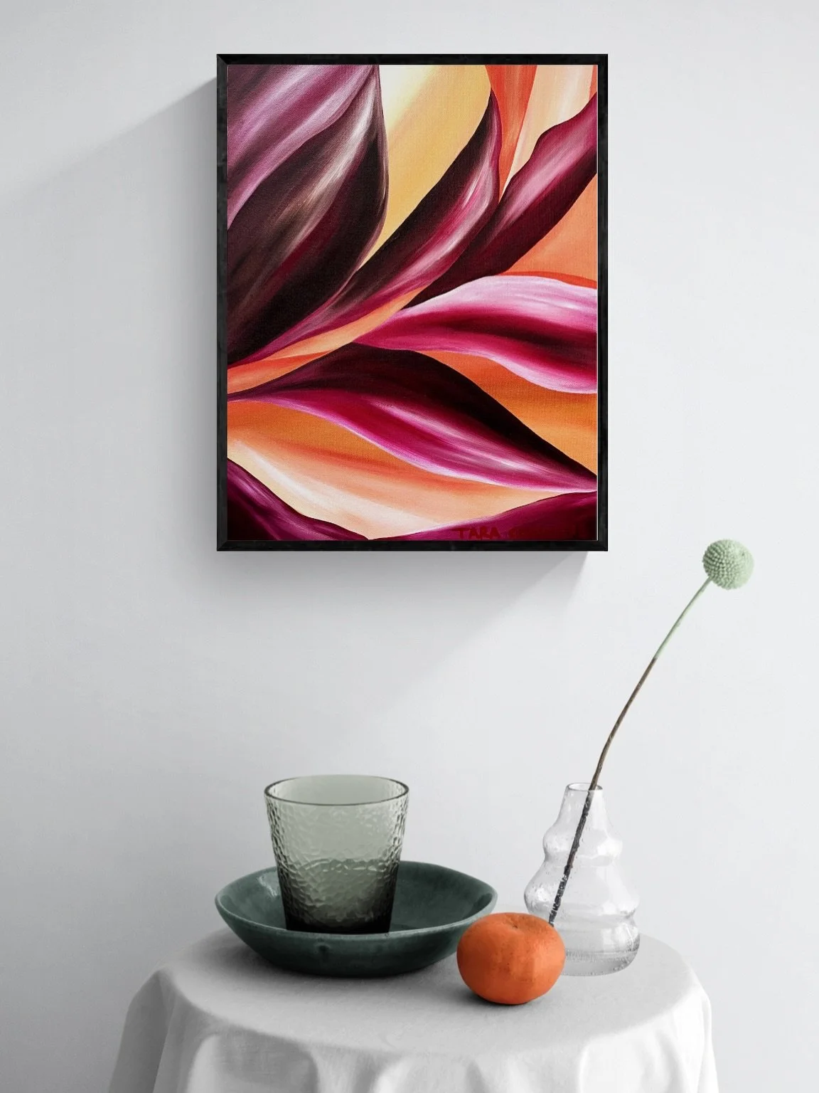 18+ years of making art, and colour is still the part I find fascinating. I studied Fine Arts, and over the years colour, composition and balance have become such an instinctive part of how I paint. I&rsquo;m always looking at how one tone shifts ano