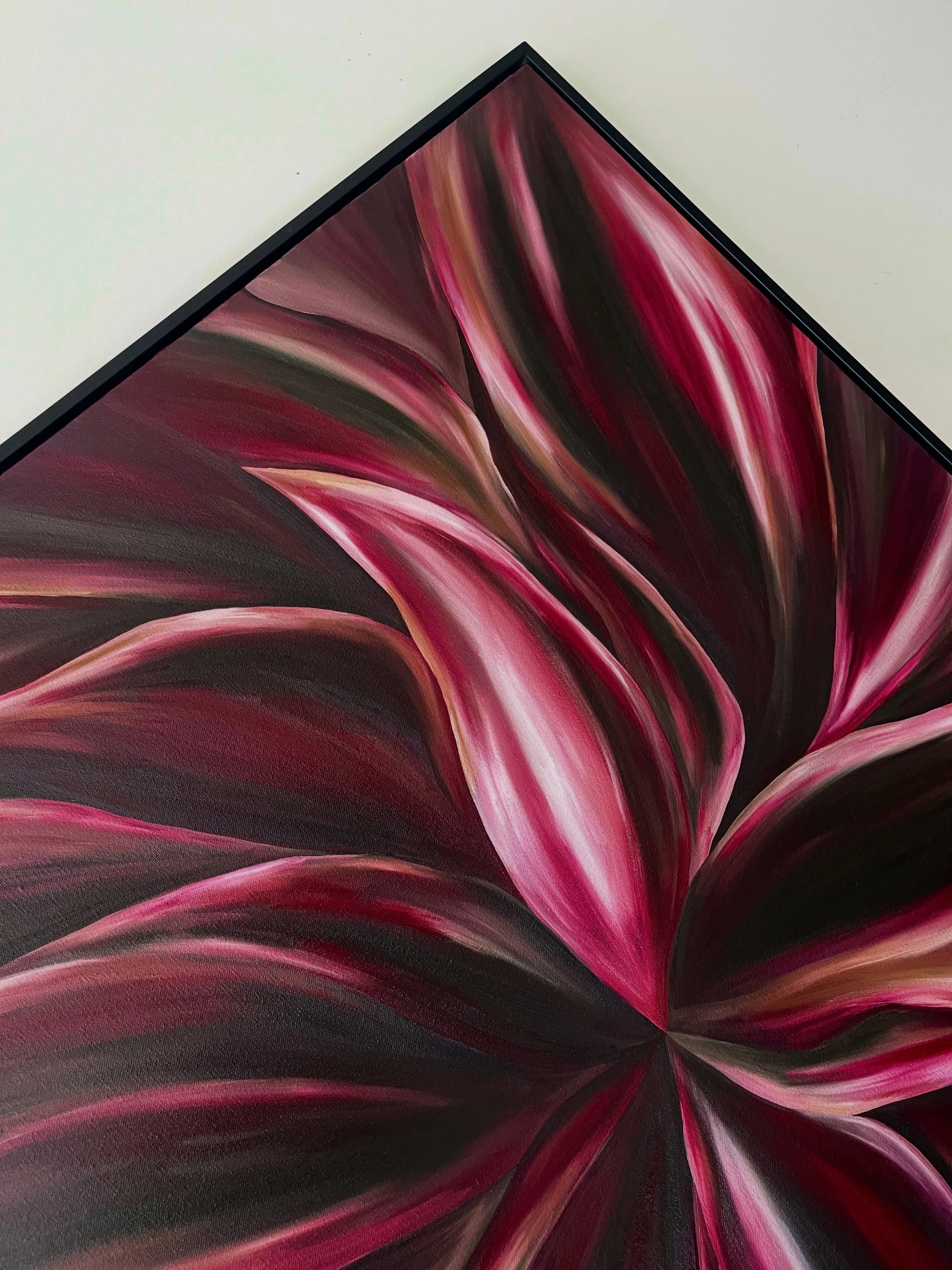 Sometimes the darkest colours make the brighter ones come alive.

Deep burgundy, plum, pink and almost-black tones have become a bit of a signature palette in my work. I love the depth they create together, especially when the lighter highlights star