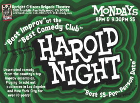 Leroy at Harold Night 