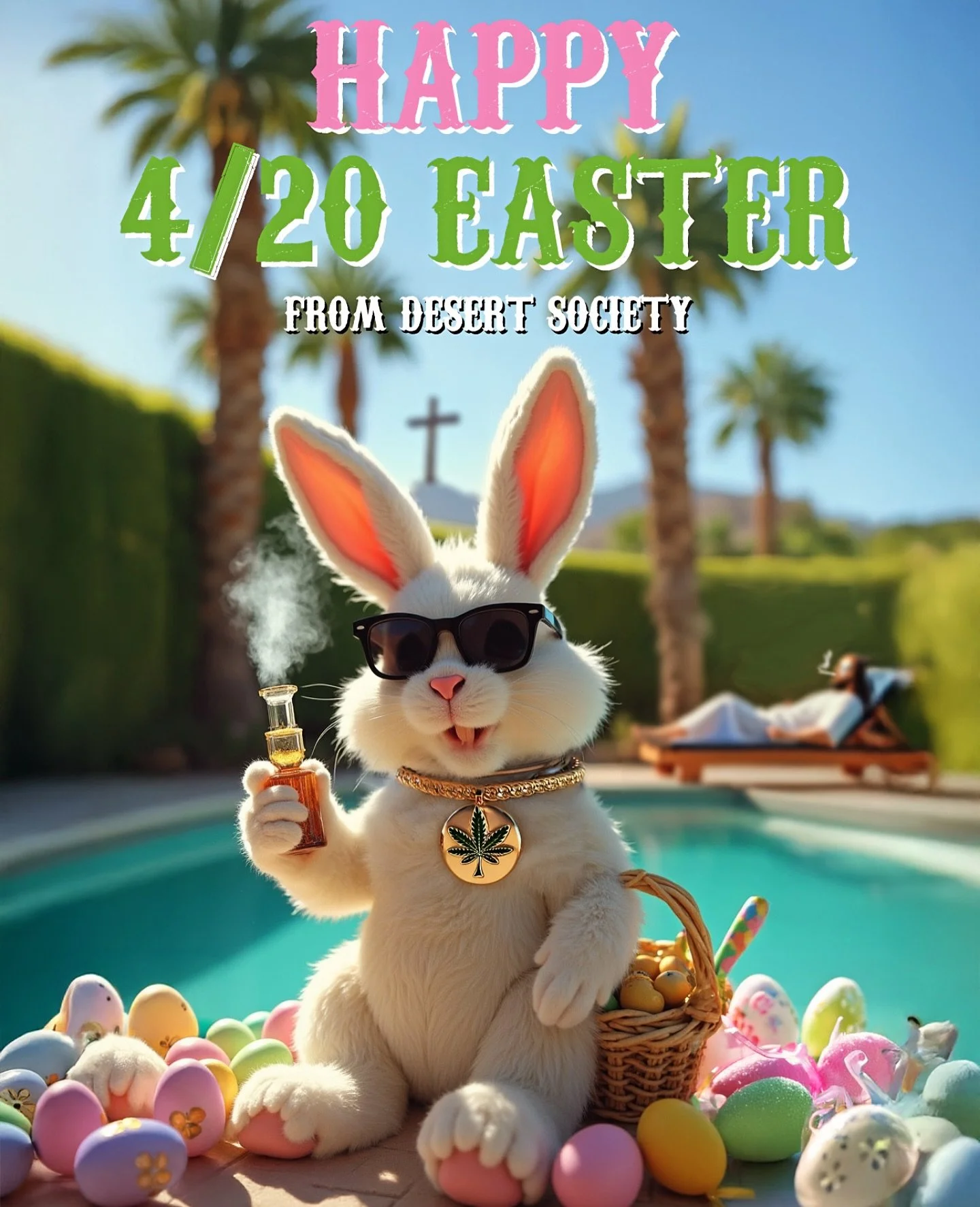 Last week Coachella coincided with Passover, and this week we celebrate Easter Sunday landing on 4/20. Enjoy! 🍃🐣😎