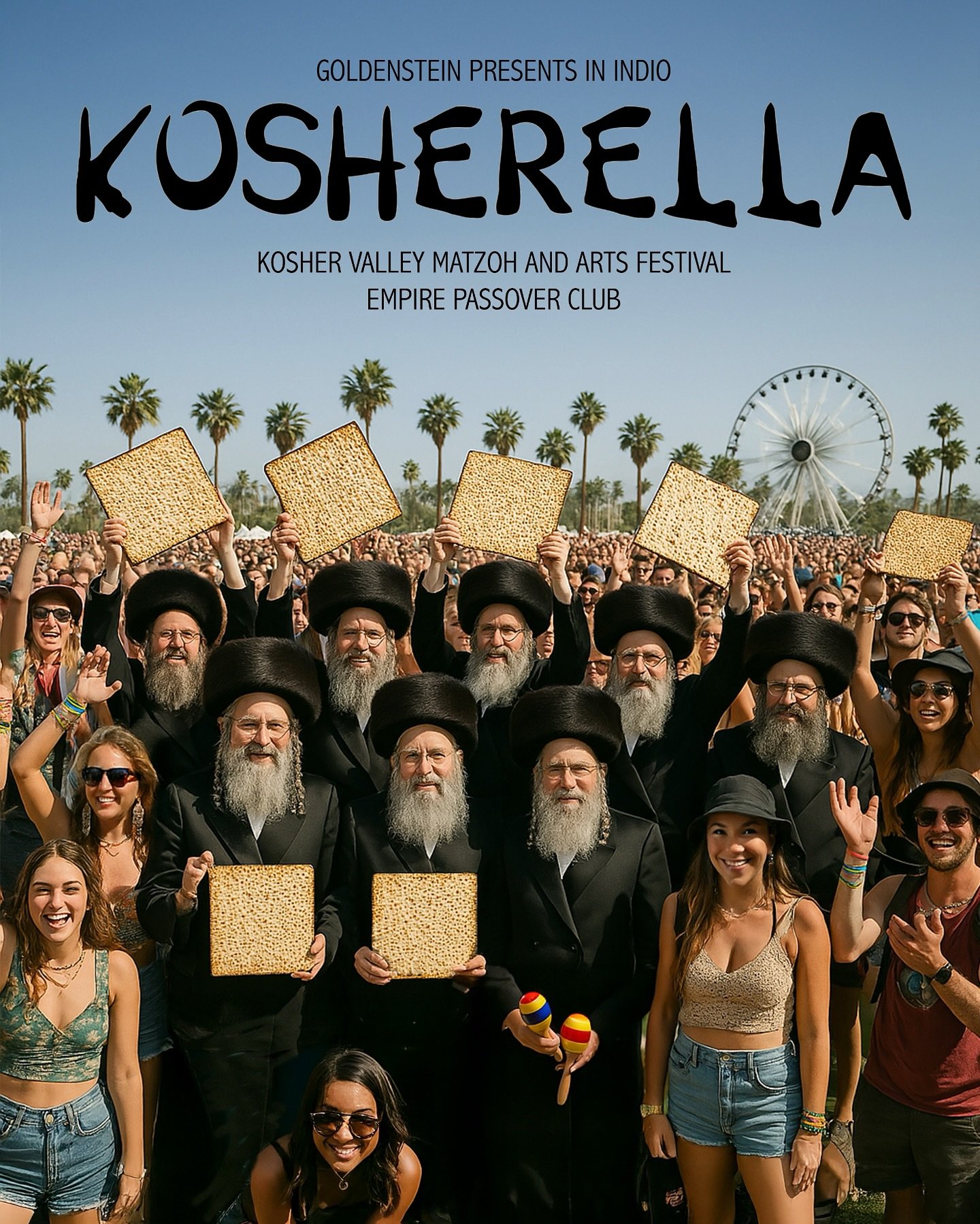 Since Passover and Coachella are happening the same weekend, we came up with this&hellip;