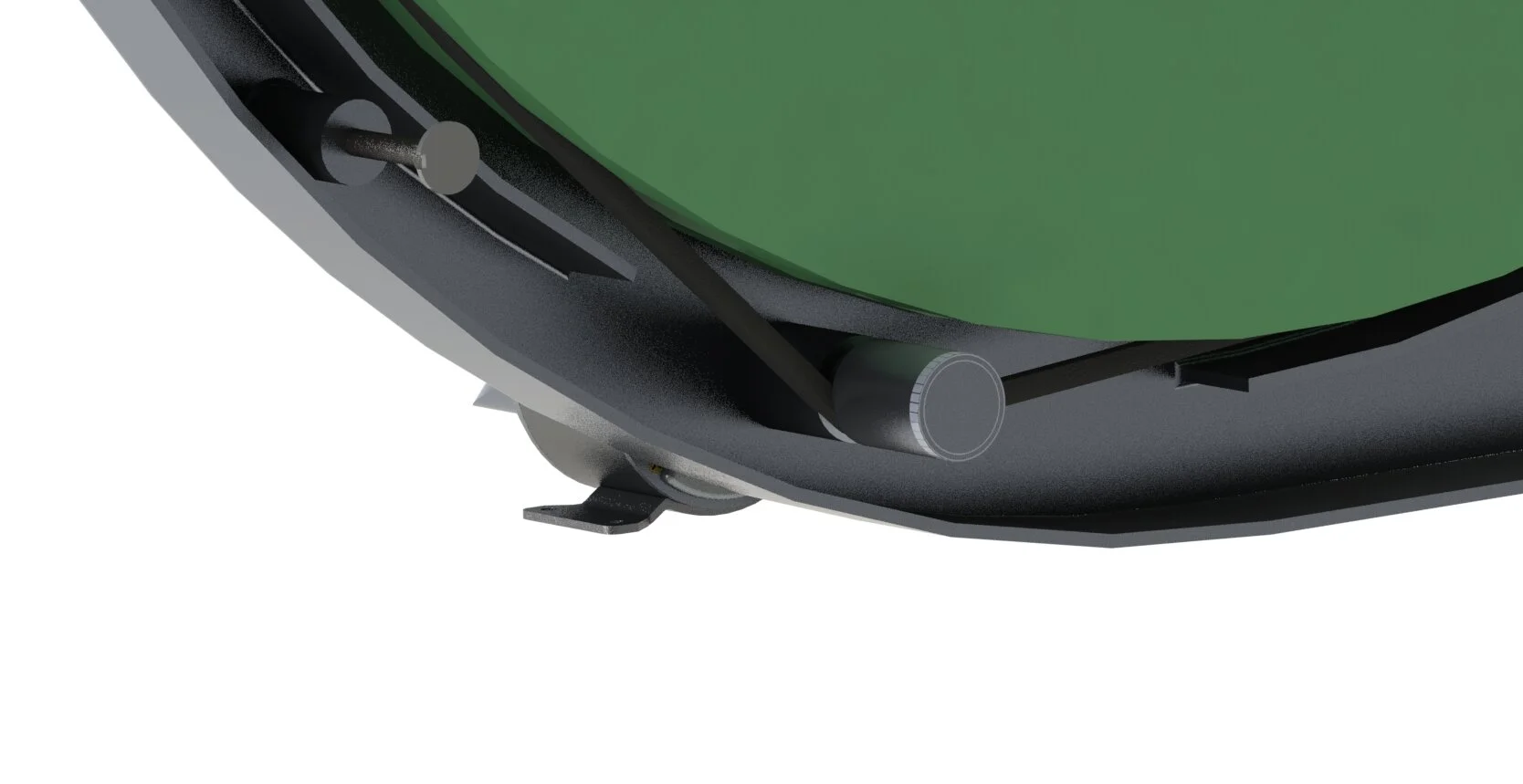 Closeup of interior.