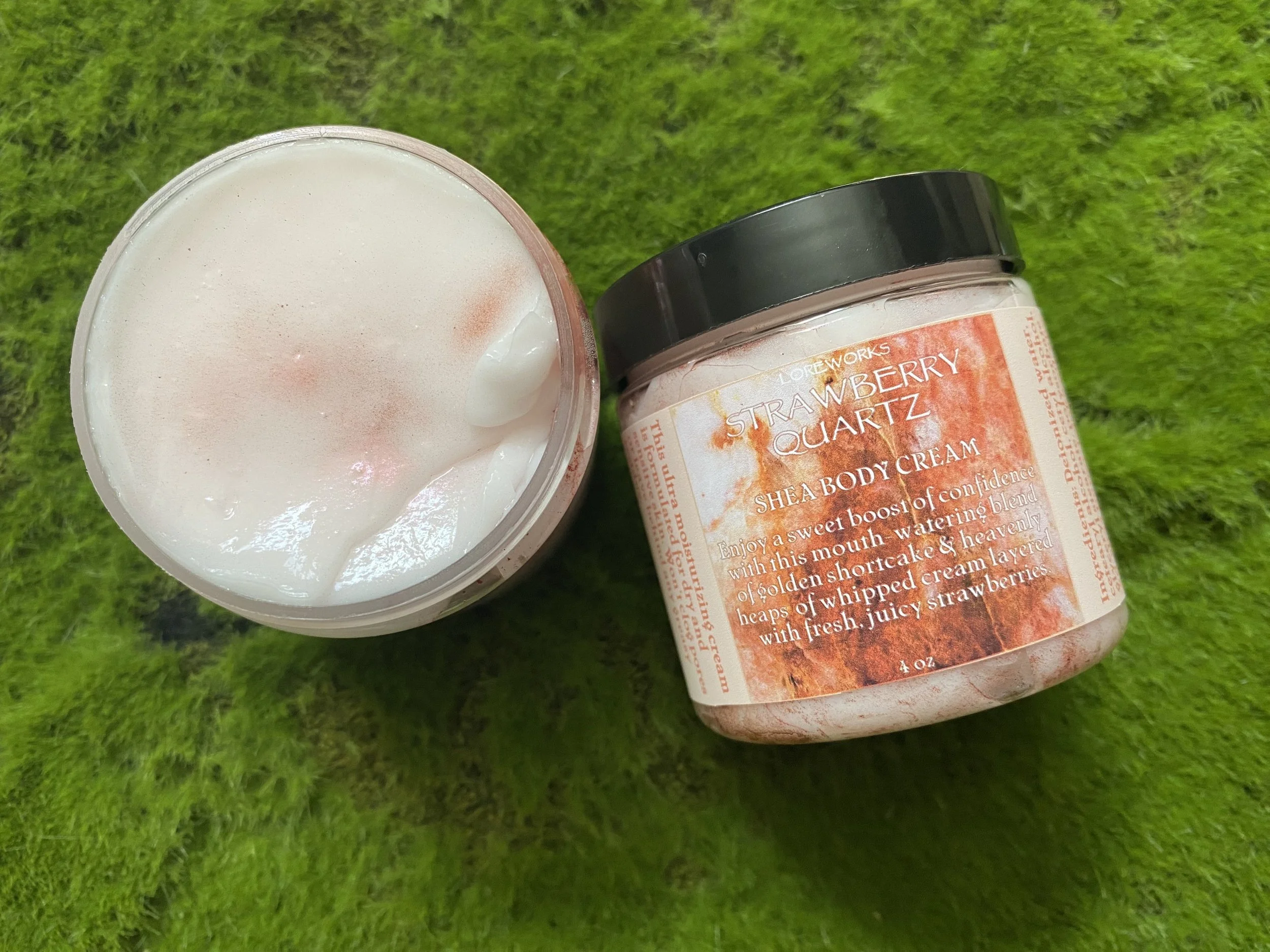 Strawberry Quartz Shea Cream