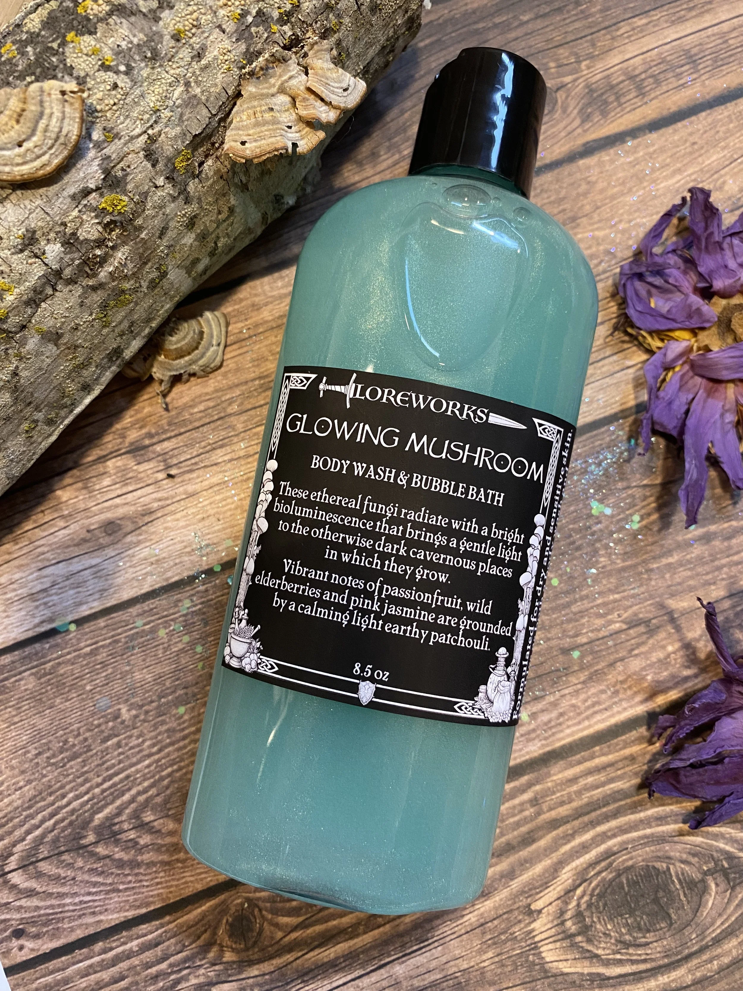 Glowing Mushroom Body Wash