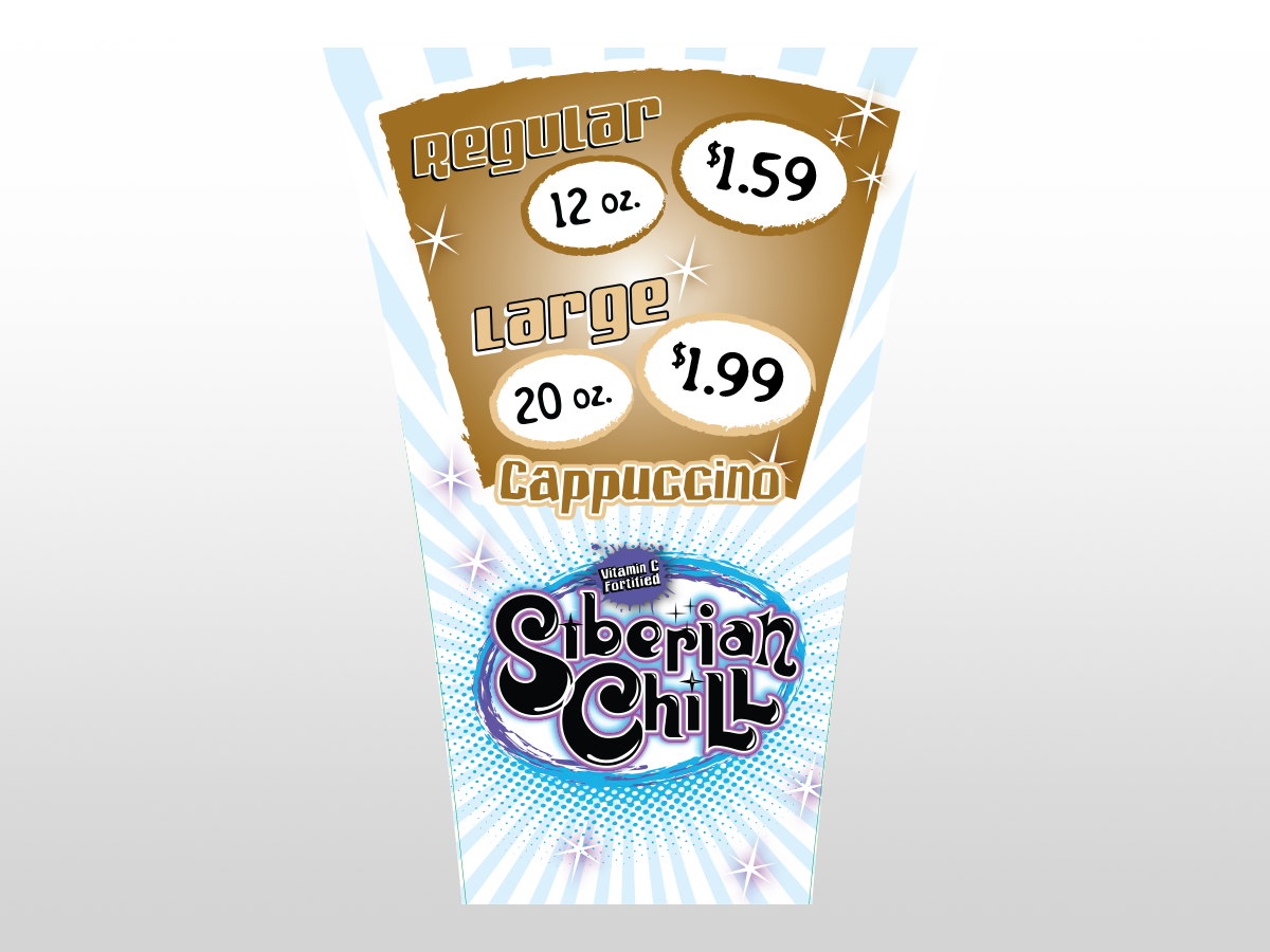 Menu Decal Cappuccino Only