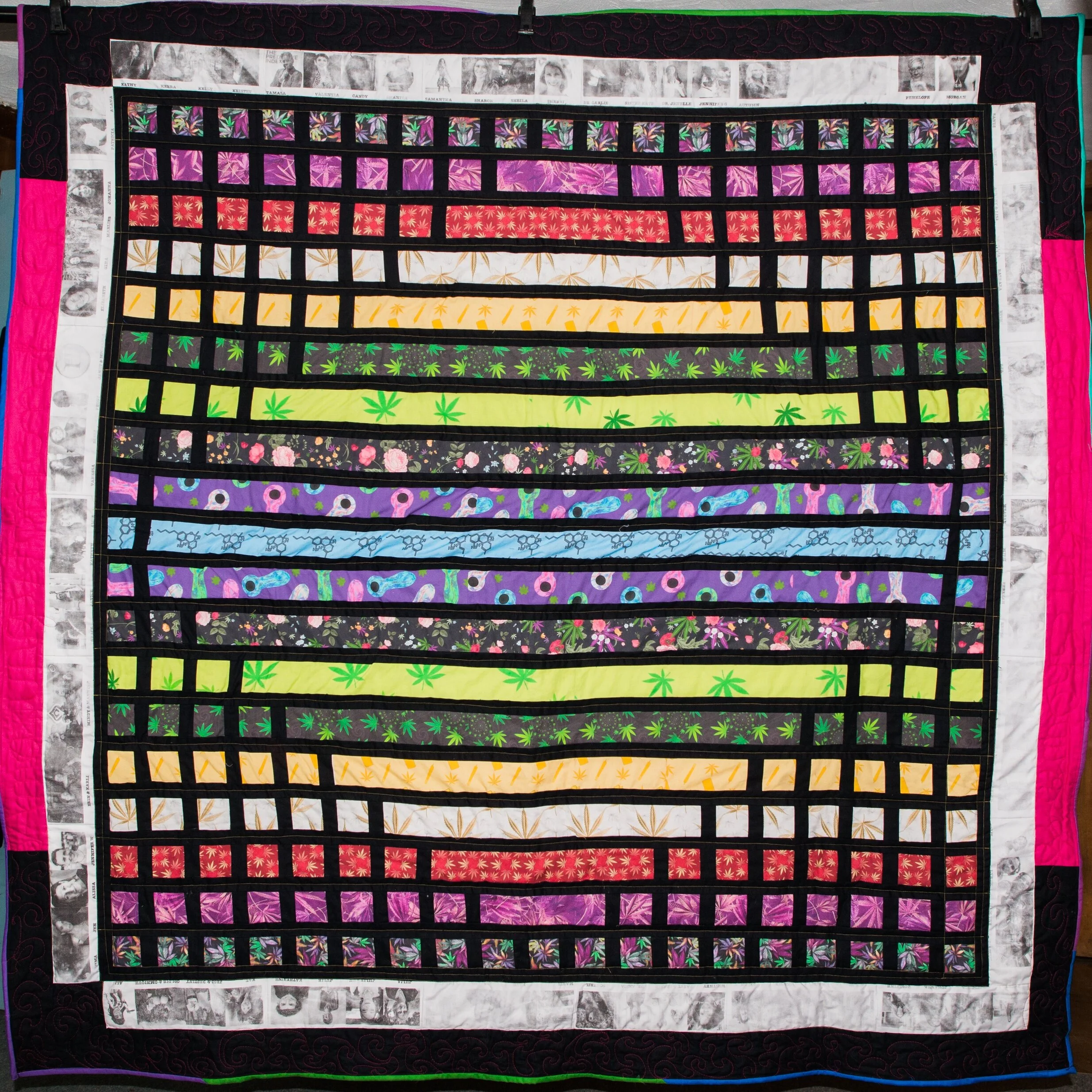 Clubhouse, Motherhood, and the Technicolor Cannabis Quilt