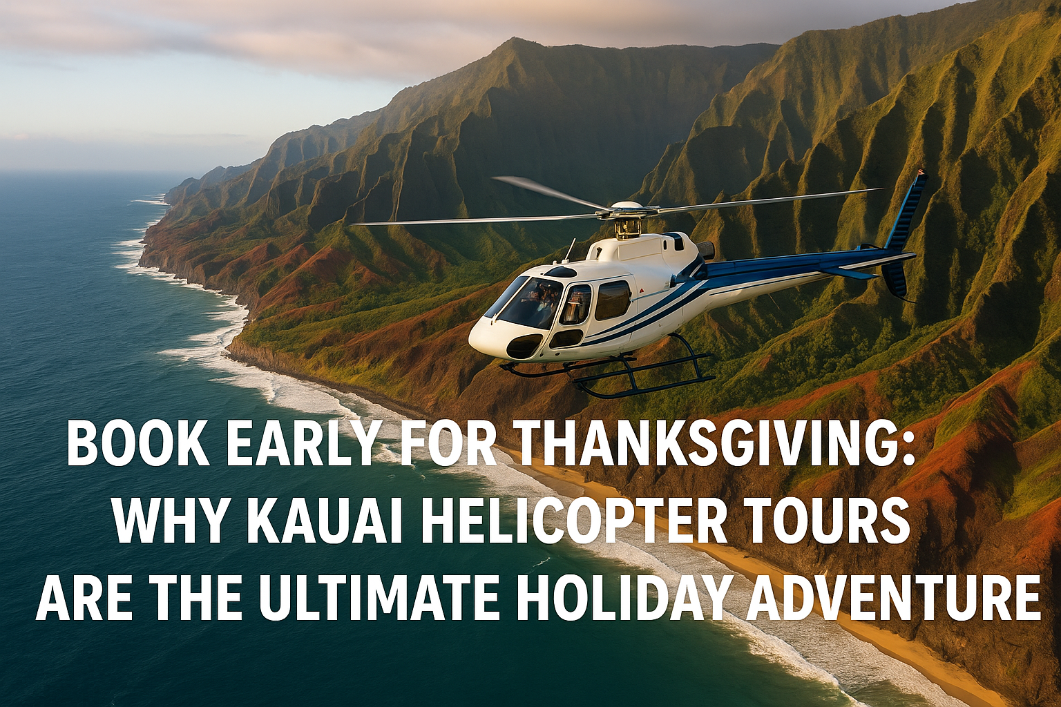 Book Early for Thanksgiving: Why Kauai Helicopter Tours Are the Ultimate Holiday Adventure