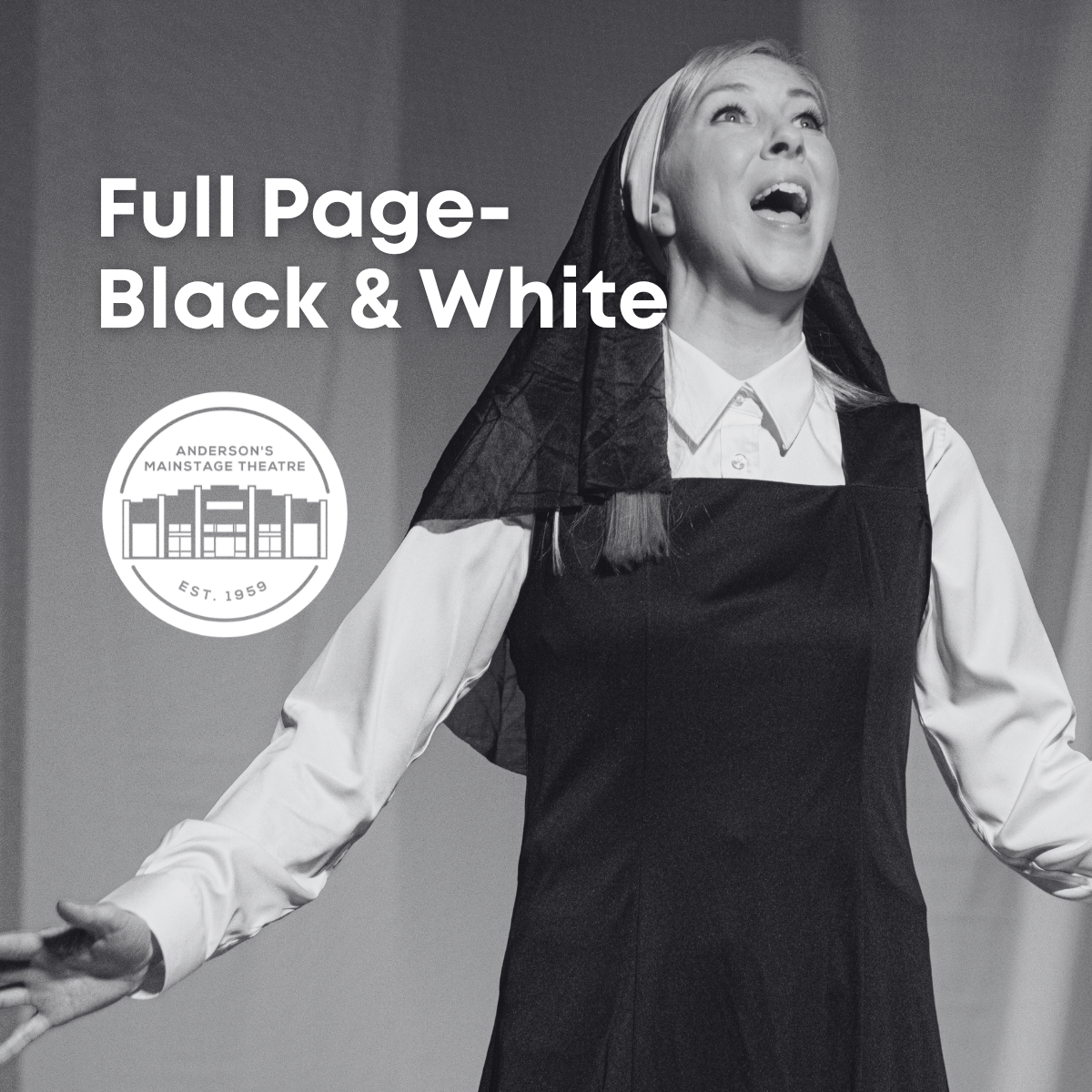 Program Ad - Full Page B&W