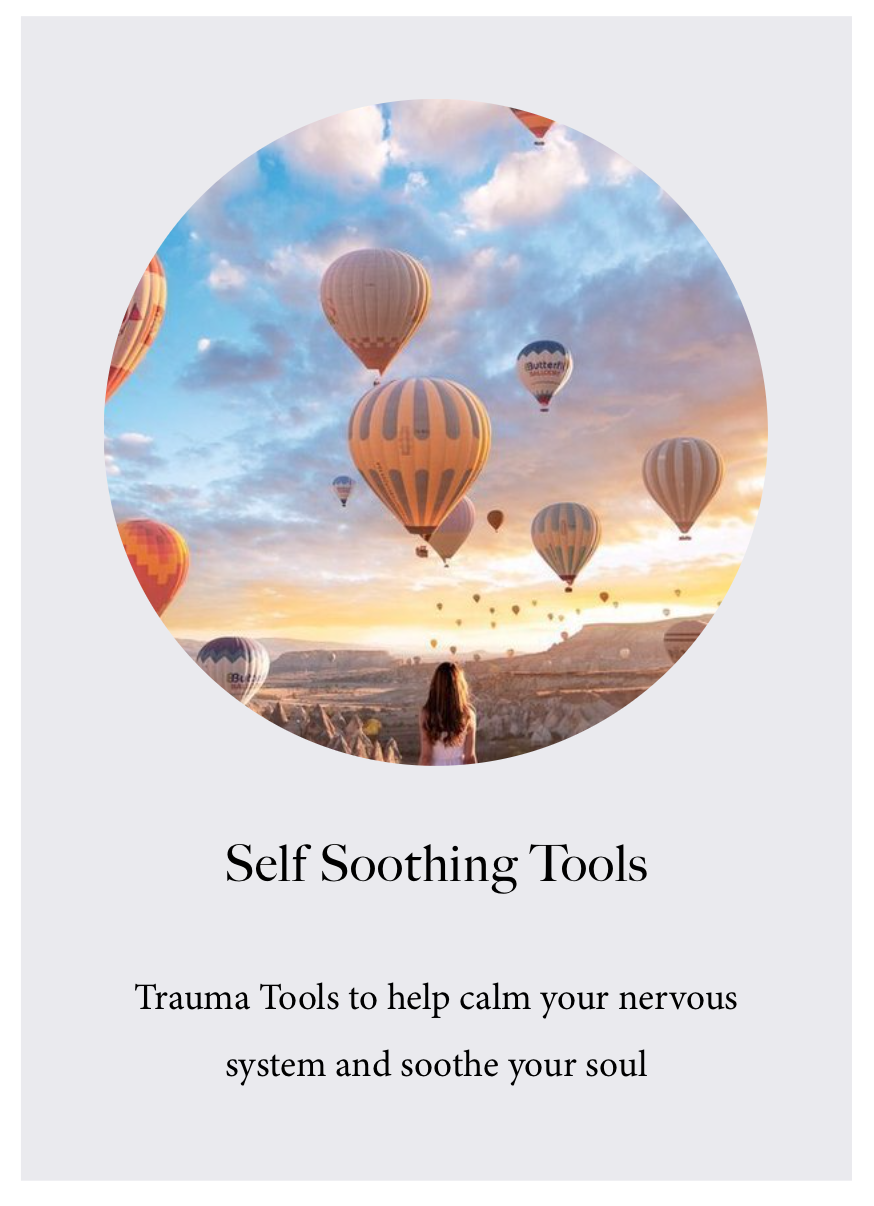 Self Soothing Trauma Toolbox