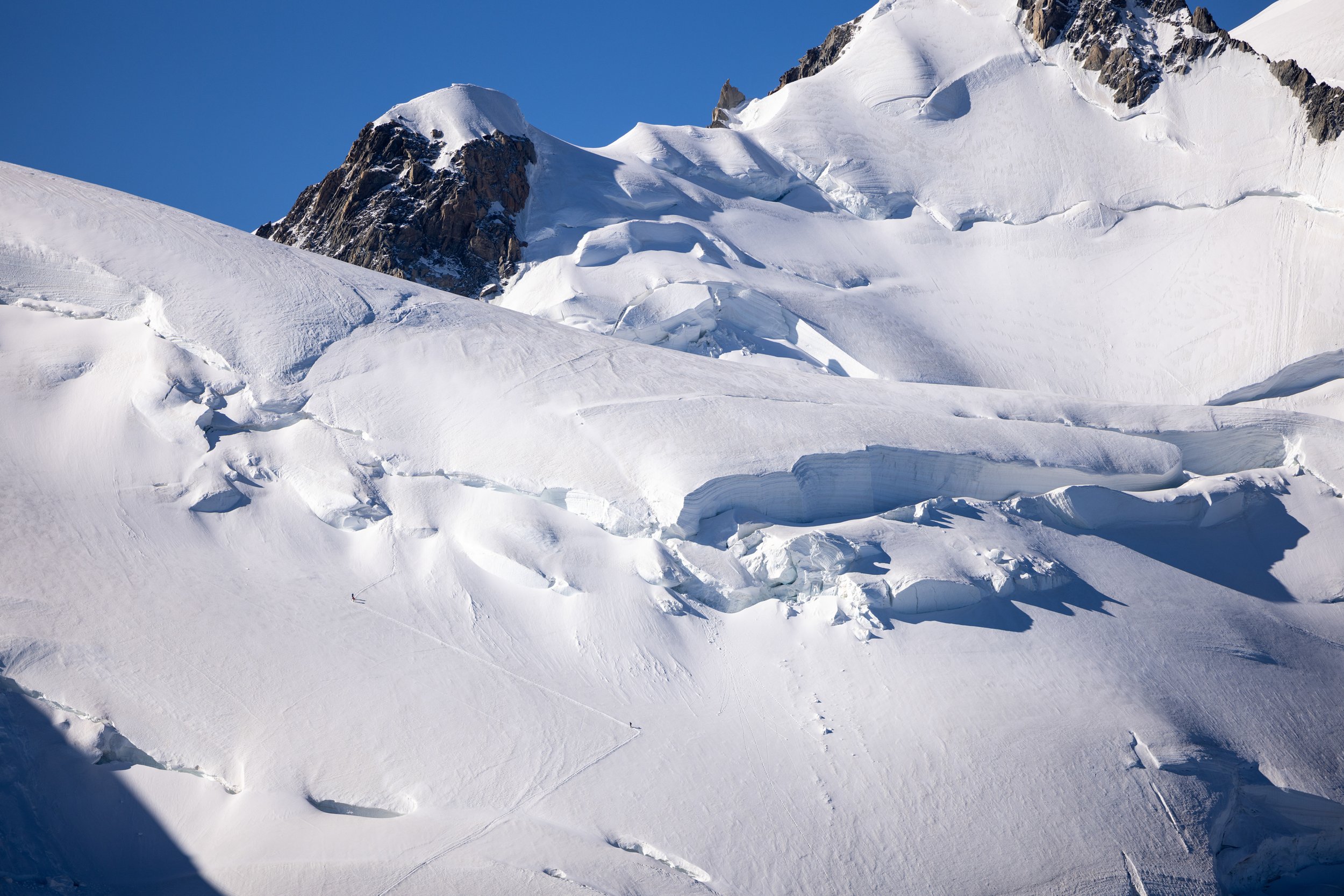 Switchback Detail, Mont Blanc, France, 2022