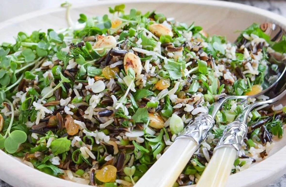 Summer Salad with Microgreens