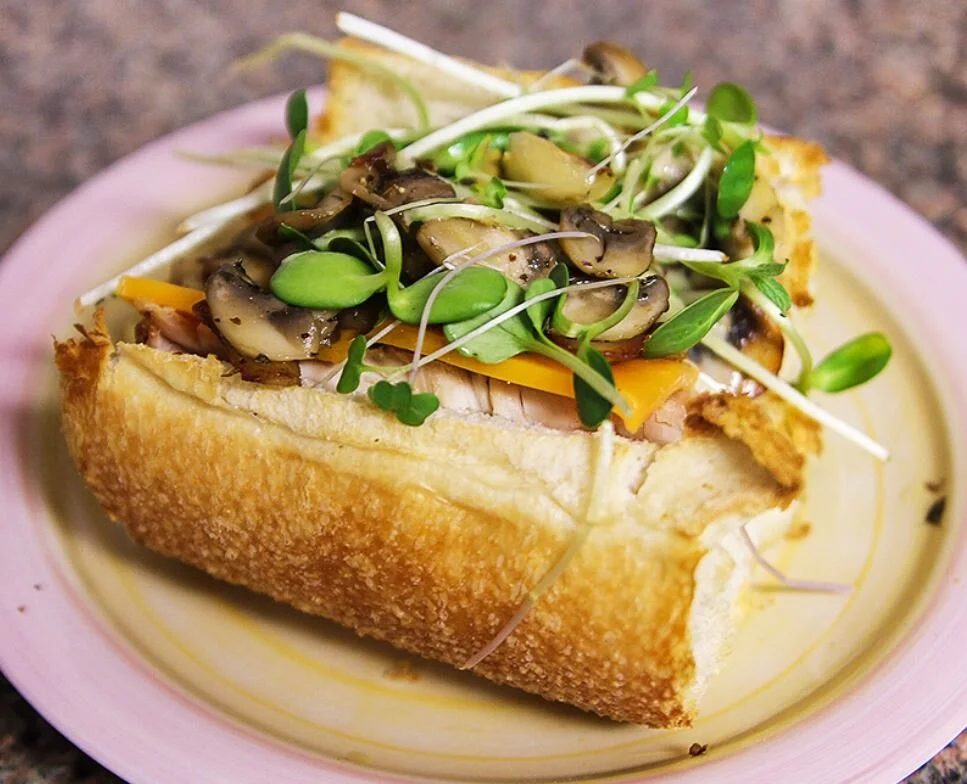 Sandwitch with Microgreens
