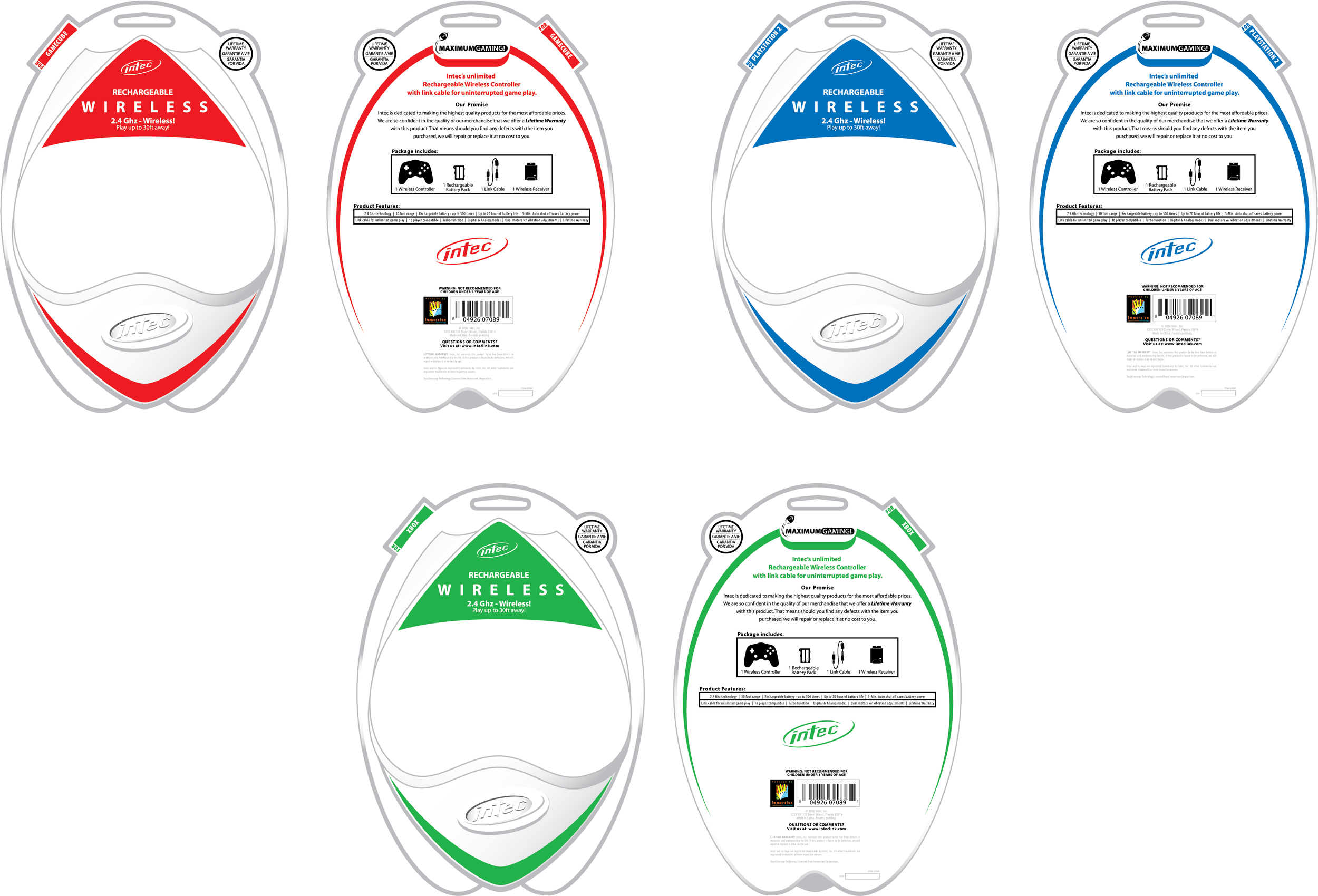    Vector concepts for all three main gaming systems 
