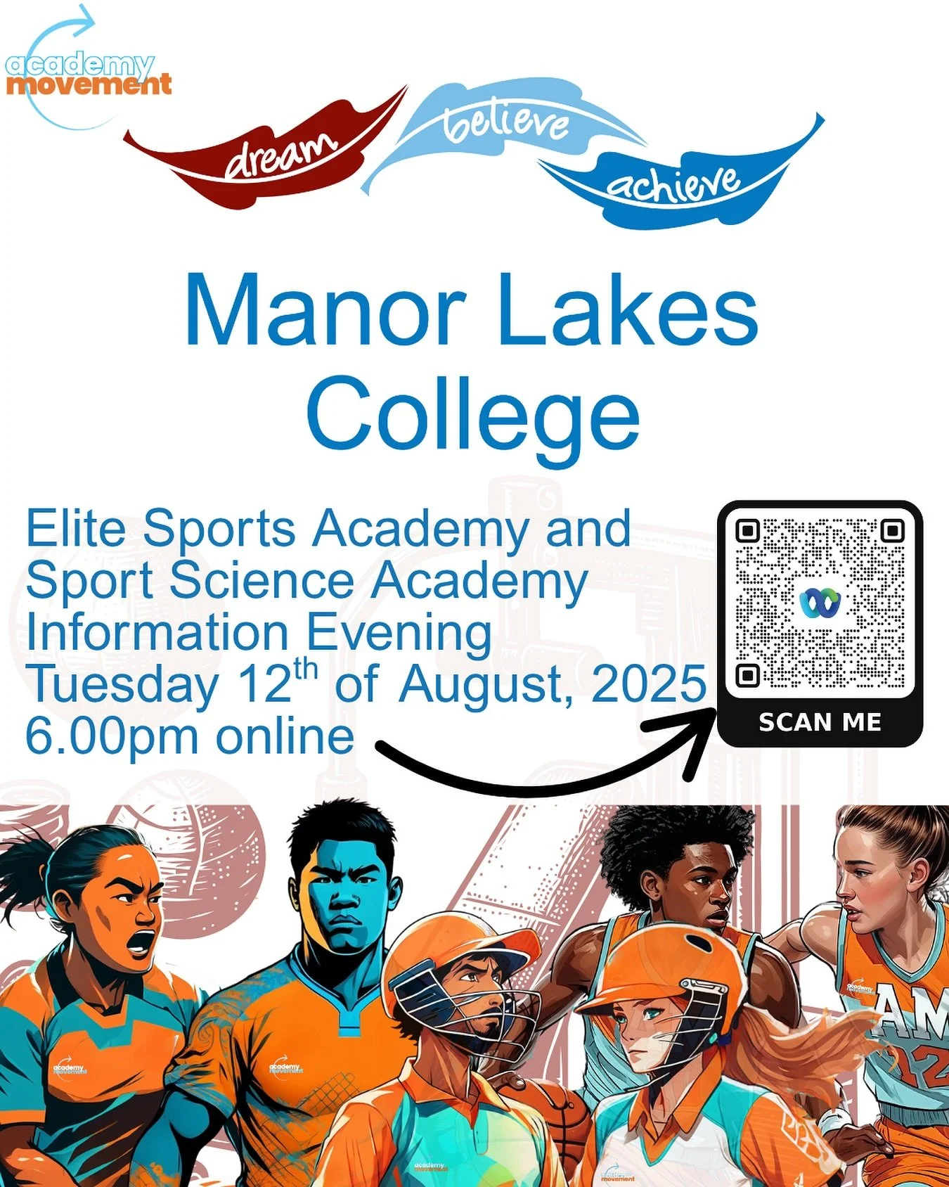 @manorlakesp12college sports academy information evening tonight at 6pm. Join via link https://eduvic.webex.com/eduvic/j.php?MTID=m906a47976a98d39f3b0ca3a7e40abfae