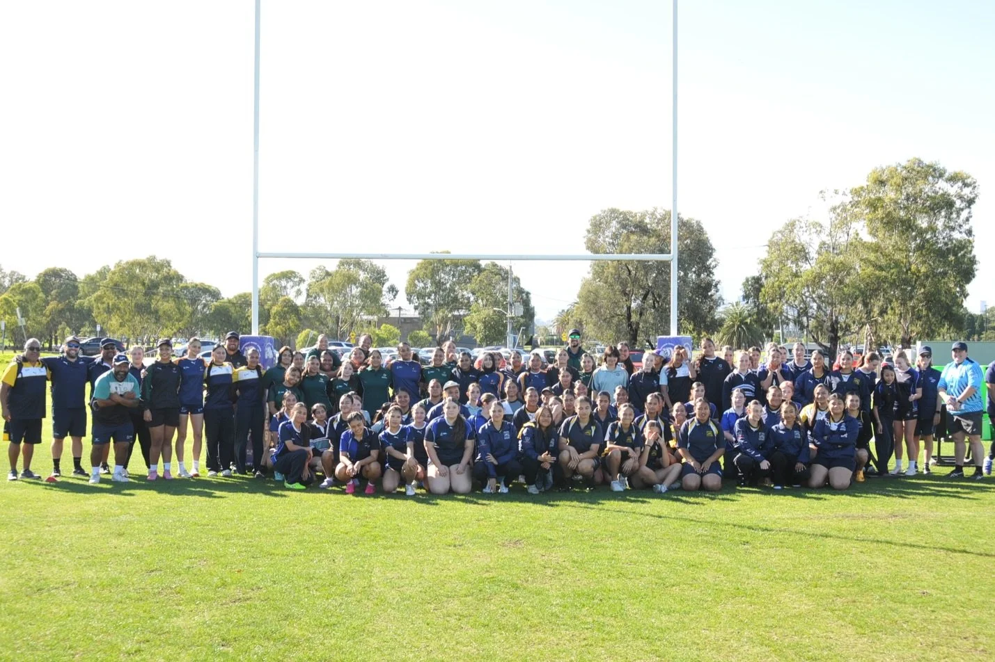 Mixing it in, 5 schools, 100 girls, sunshine and rain at the AM schools Girls Rugby Clinic Day. All smiles, hard work and emerging talent. We have some future @wallaroosrugby here in Victoria.

What an awesome day out for our up and coming girls. A m