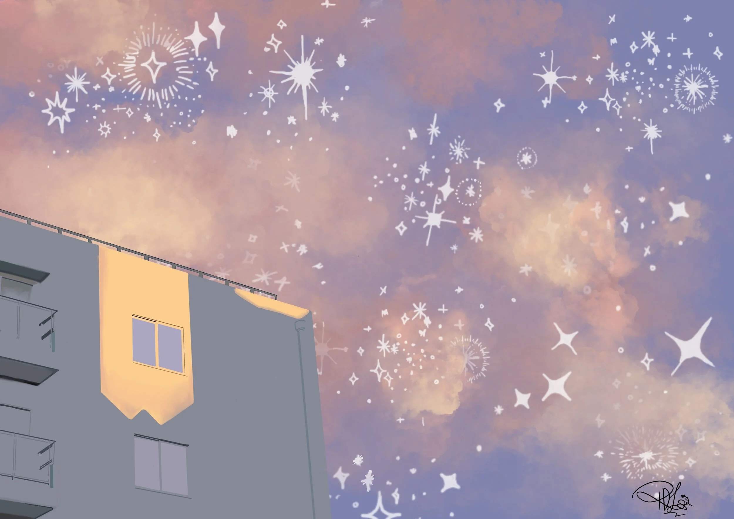 "It's too bright for the stars to come out"