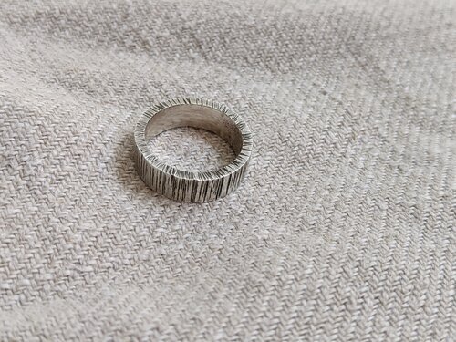 Birch bark ring