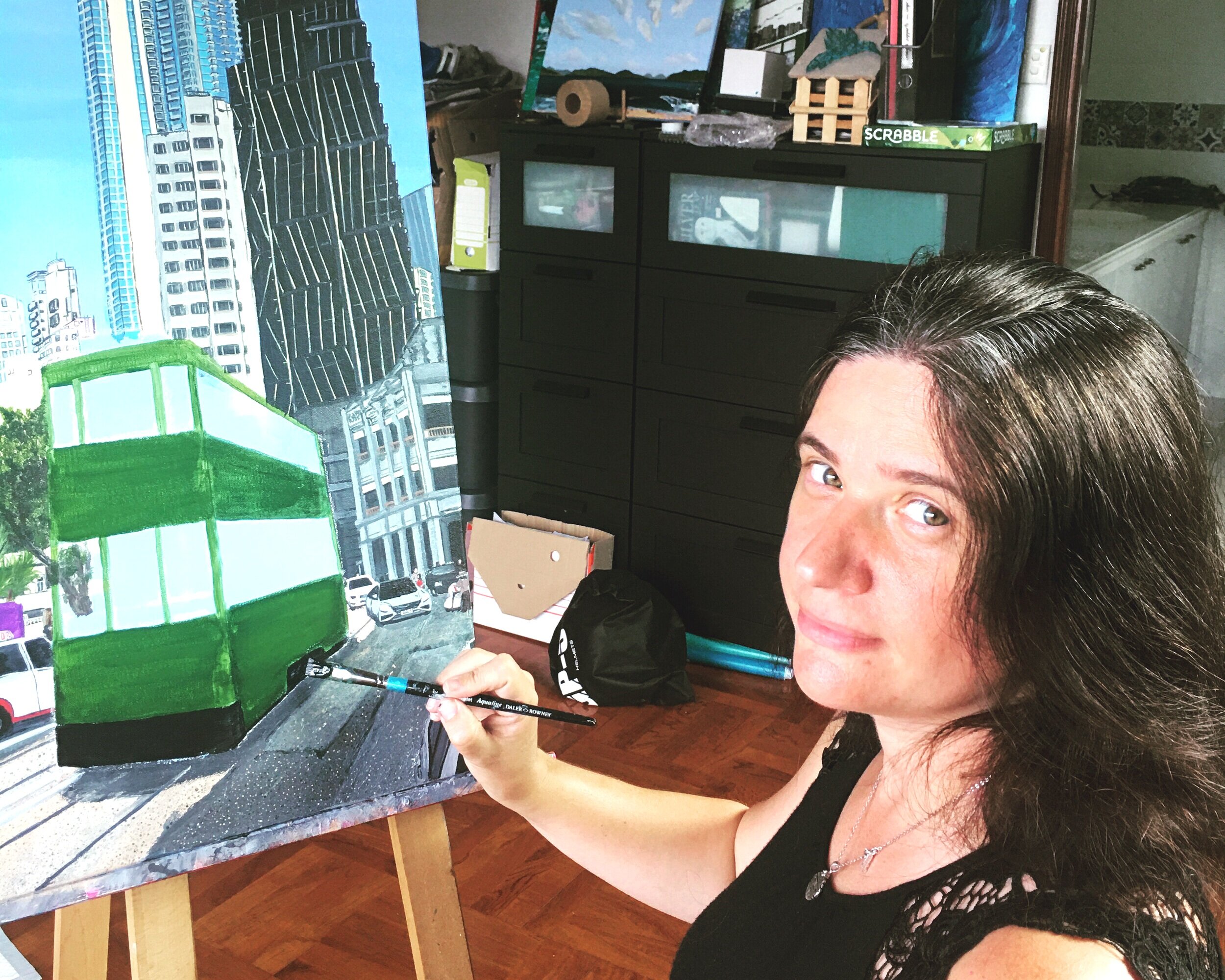Meet the Qrafties: Fabienne Veryepe, Acrylic Artist in Hong Kong