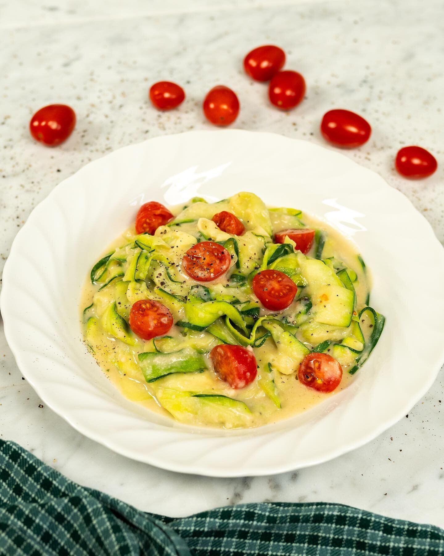 Zoodles with White Bean Alfredo (Episode 5) — Team Ninja