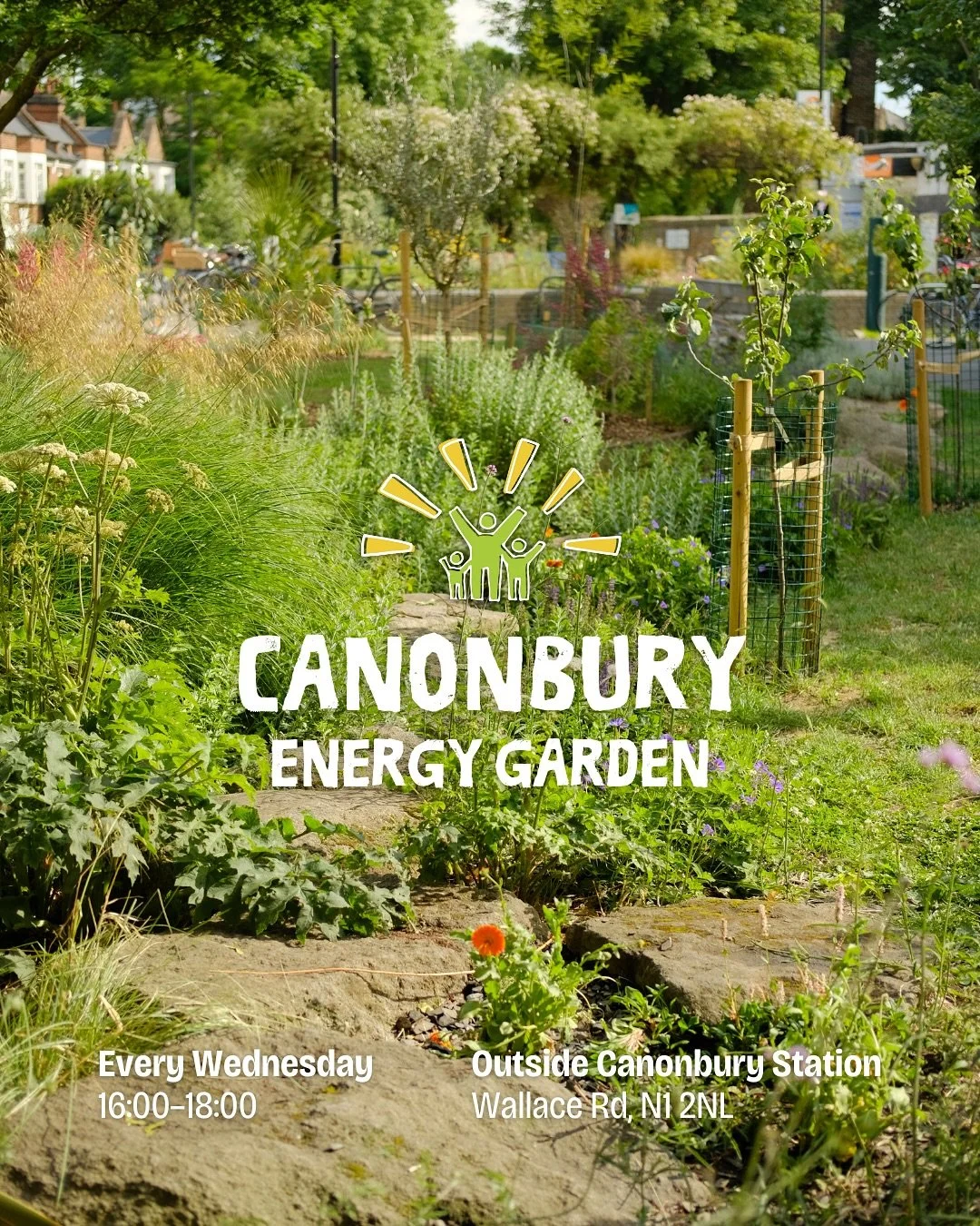 🌟 Weekly Garden Spotlight: Canonbury Energy Garden 🌟

Right outside Canonbury Station, this garden has grown from small platform planters in 2016 into a vibrant green space with trellises, gravel pathways, drought-tolerant natives, and colourful pl