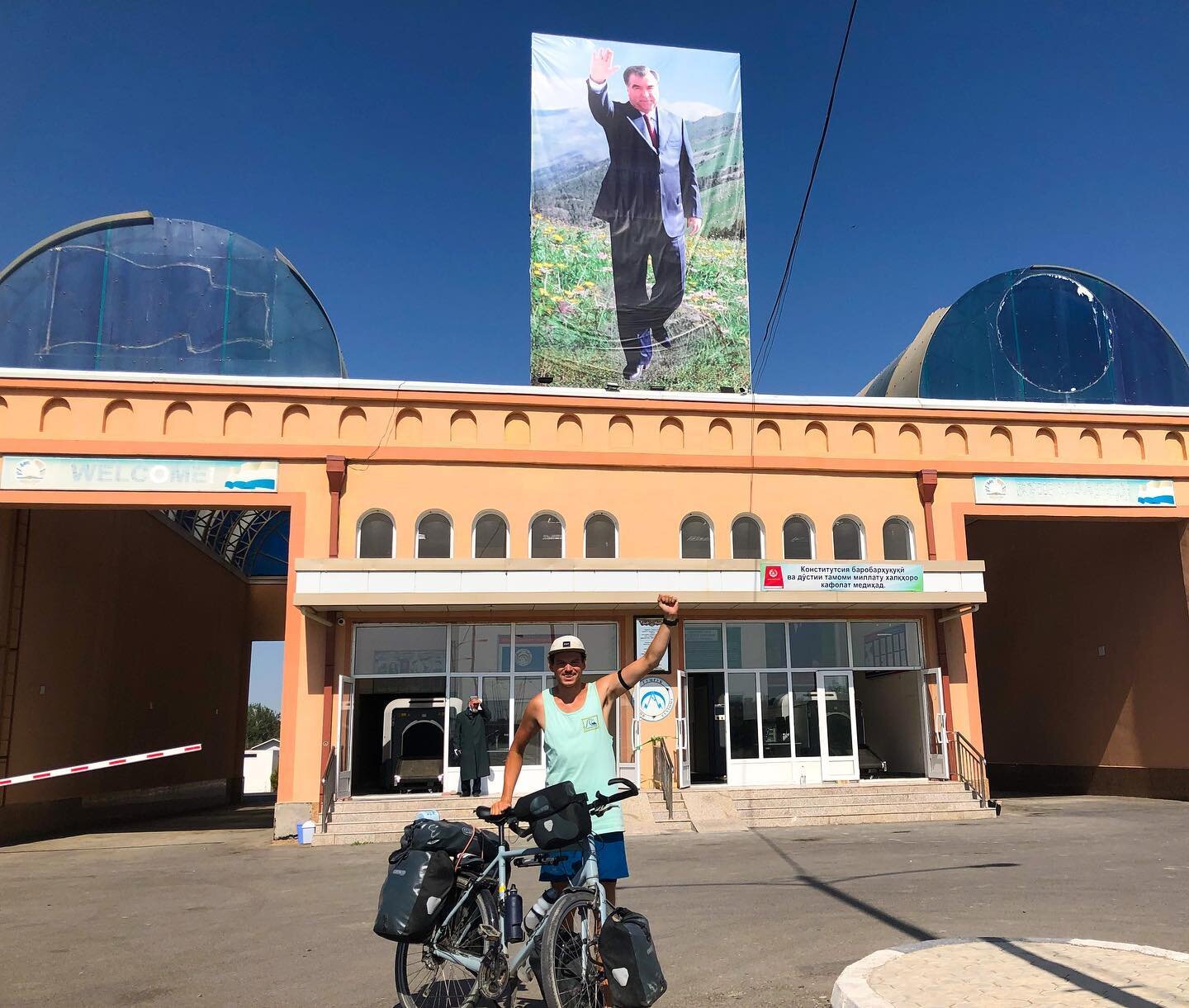 From Amsterdam all the way to TAJIKISTAN!🇹🇯

This was only the first border control on my trip that was kind of sketchy.. It took us over an hour and we had our passports checked for about 6 times. At some point one officer even told us that the bo