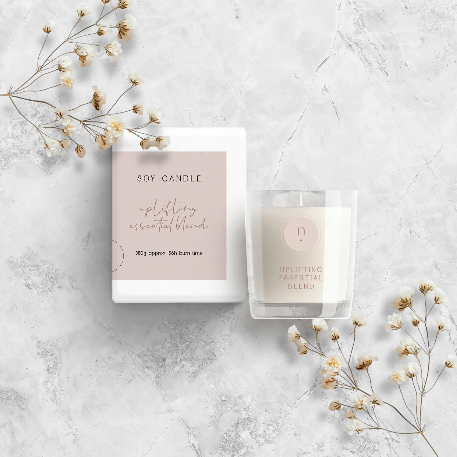 Uplifting Essential Blend Soy Candle